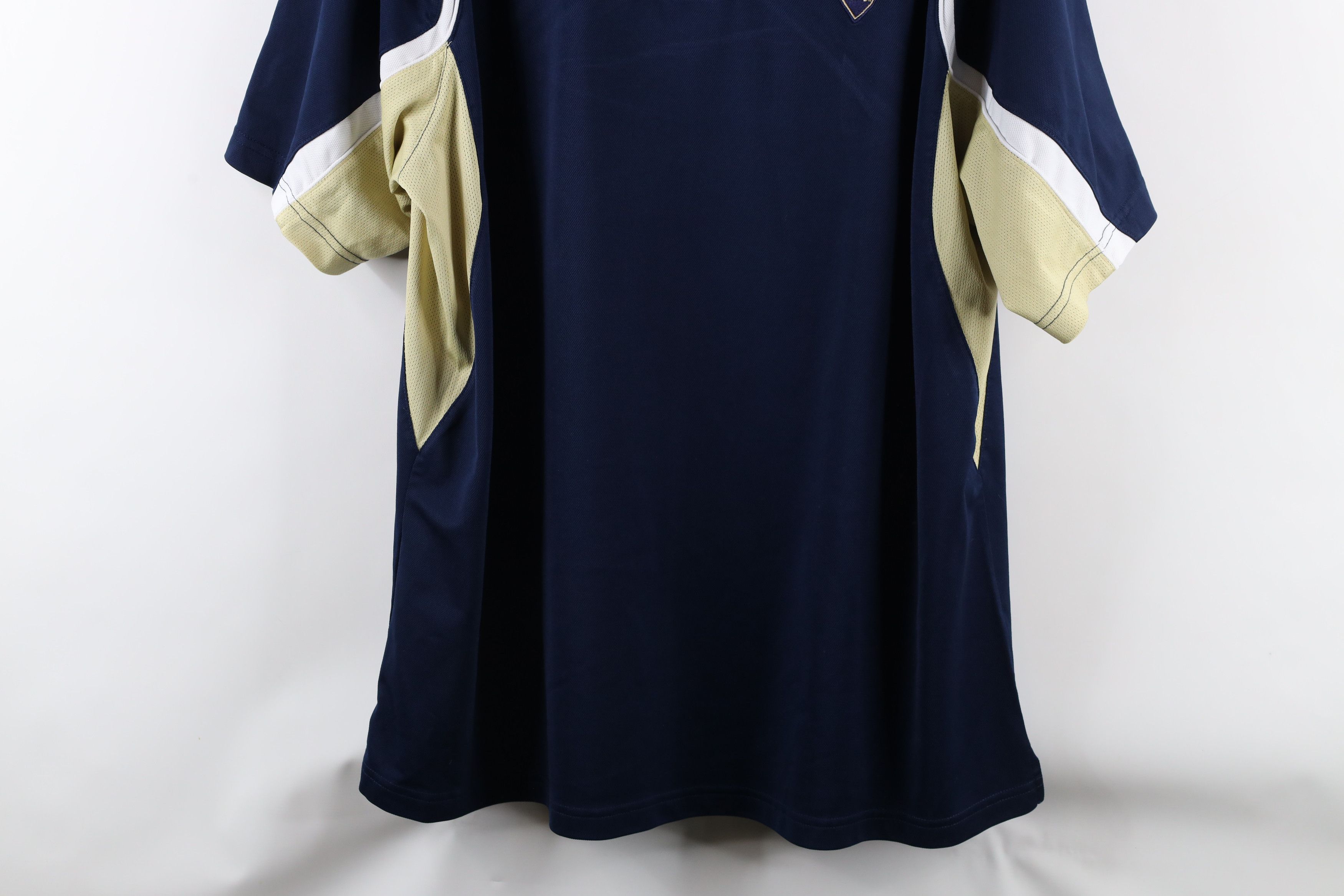 Adidas × Vintage Vintage Adidas University Football Collared Polo Shirt Blue Size US XXL / EU 58 / 5 - 3 Thumbnail
