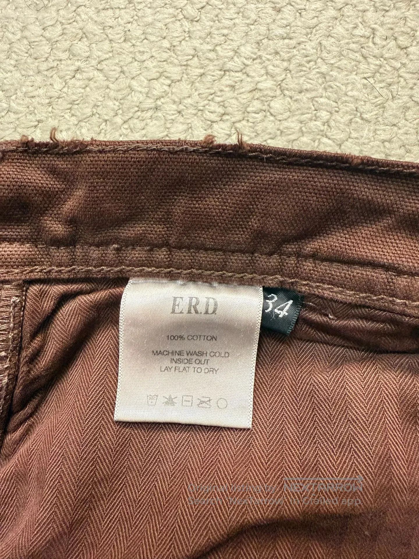 Enfants Riches Deprimes ERD 23FW Distressed Safety Pin Cargo Pants. Size US 34 / EU 50 - 6 Thumbnail