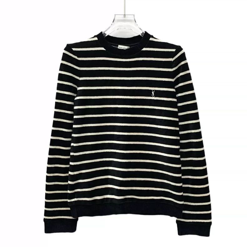 Saint Laurent Paris Saint Laurent Paris Color matching logo embroidered stripe Size S / US 4 / IT 40 - 1 Thumbnail