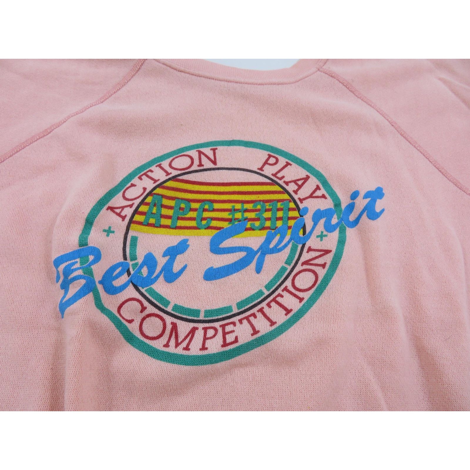 Other Action Play Spirit Cheerleading Sweatshirt, Pink Sz M 1980s Size M / US 6-8 / IT 42-44 - 2 Thumbnail