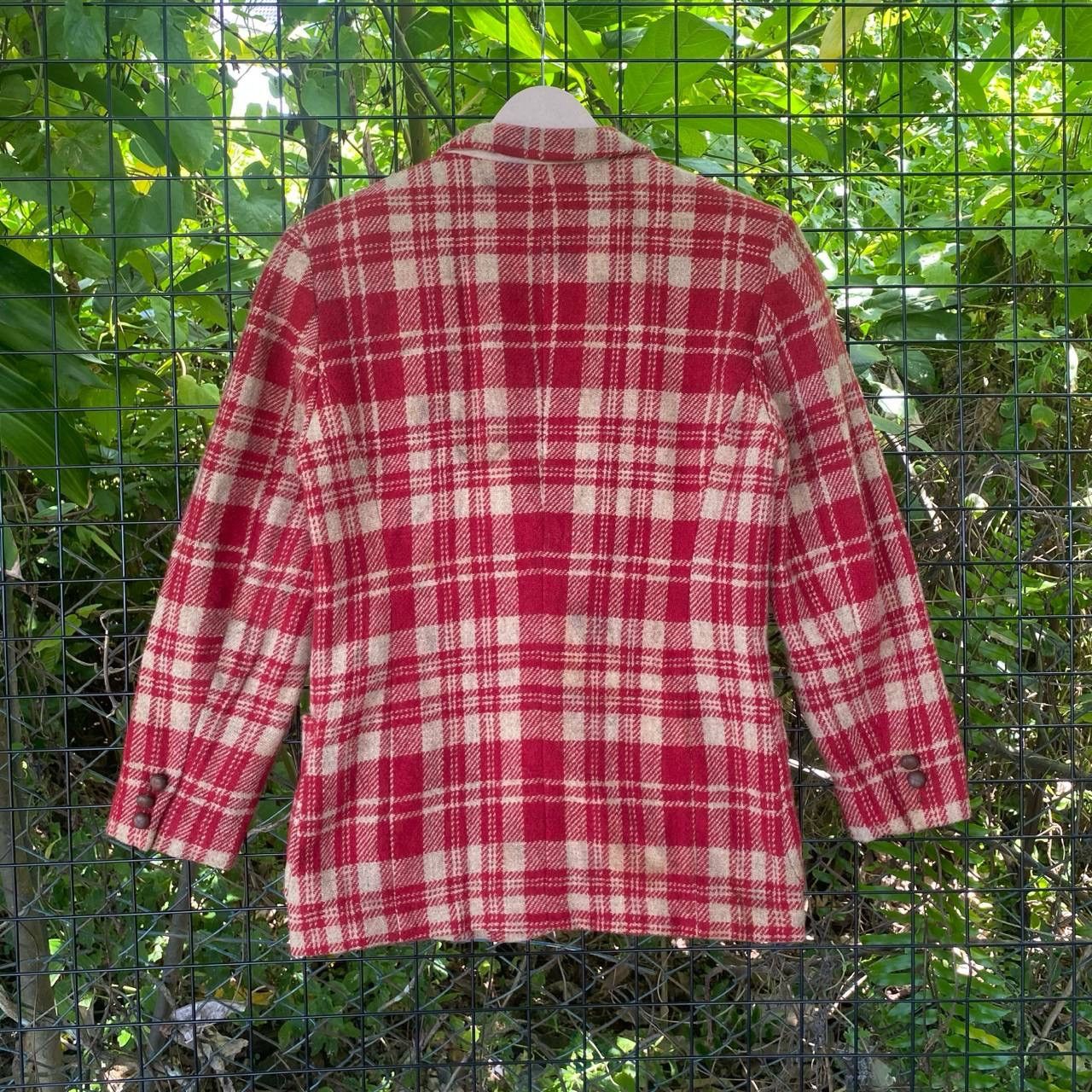 Designer × Mademoiselle Non Non × Vintage Vintage Mademoiselle Non non Checkered Board Coat Jacket Size US S / EU 44-46 / 1 - 8 Thumbnail