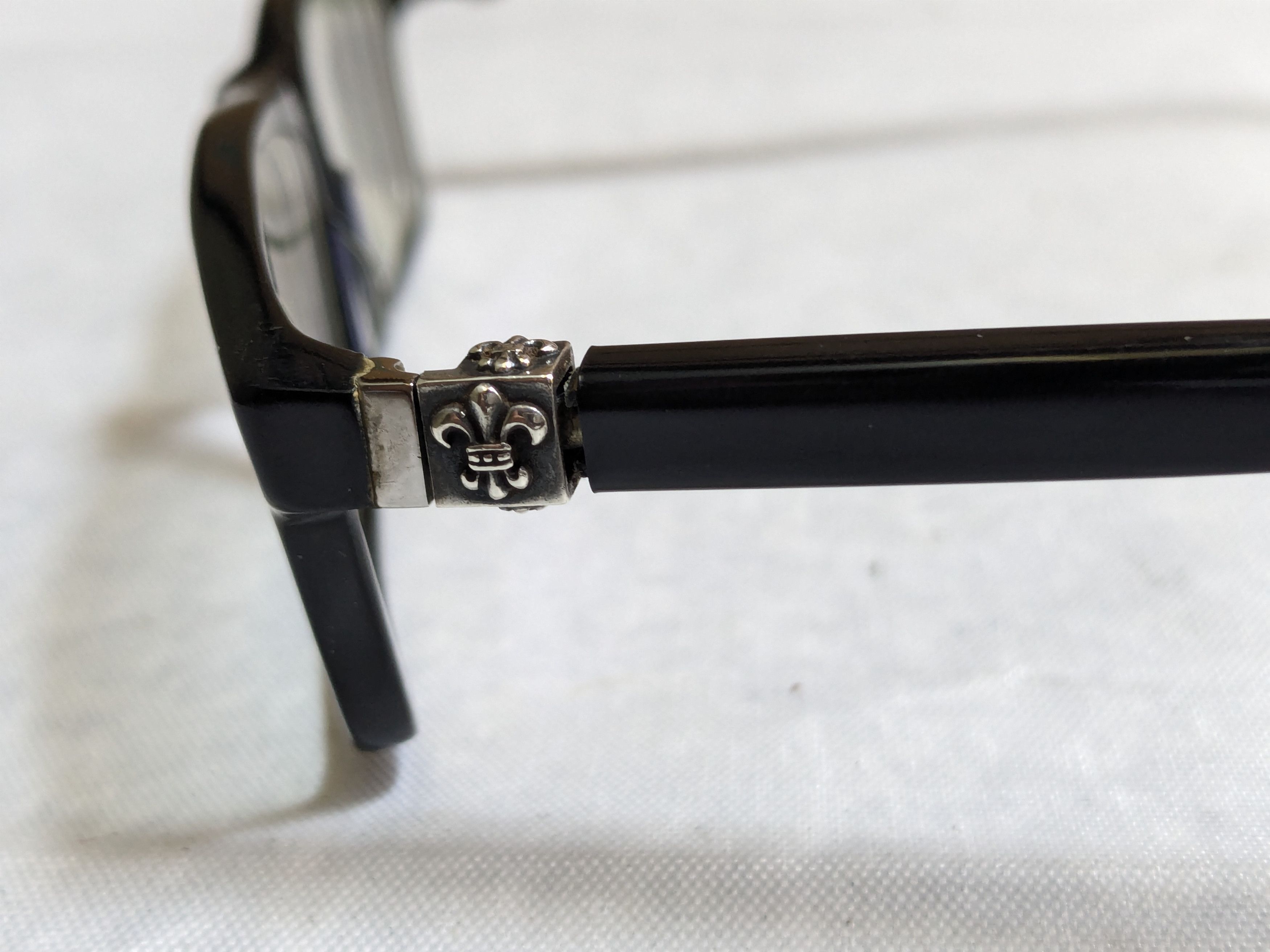 Chrome Hearts Chrome Hearts Jablome Glasses Black Sterling Silver Cross Size ONE SIZE - 8 Thumbnail