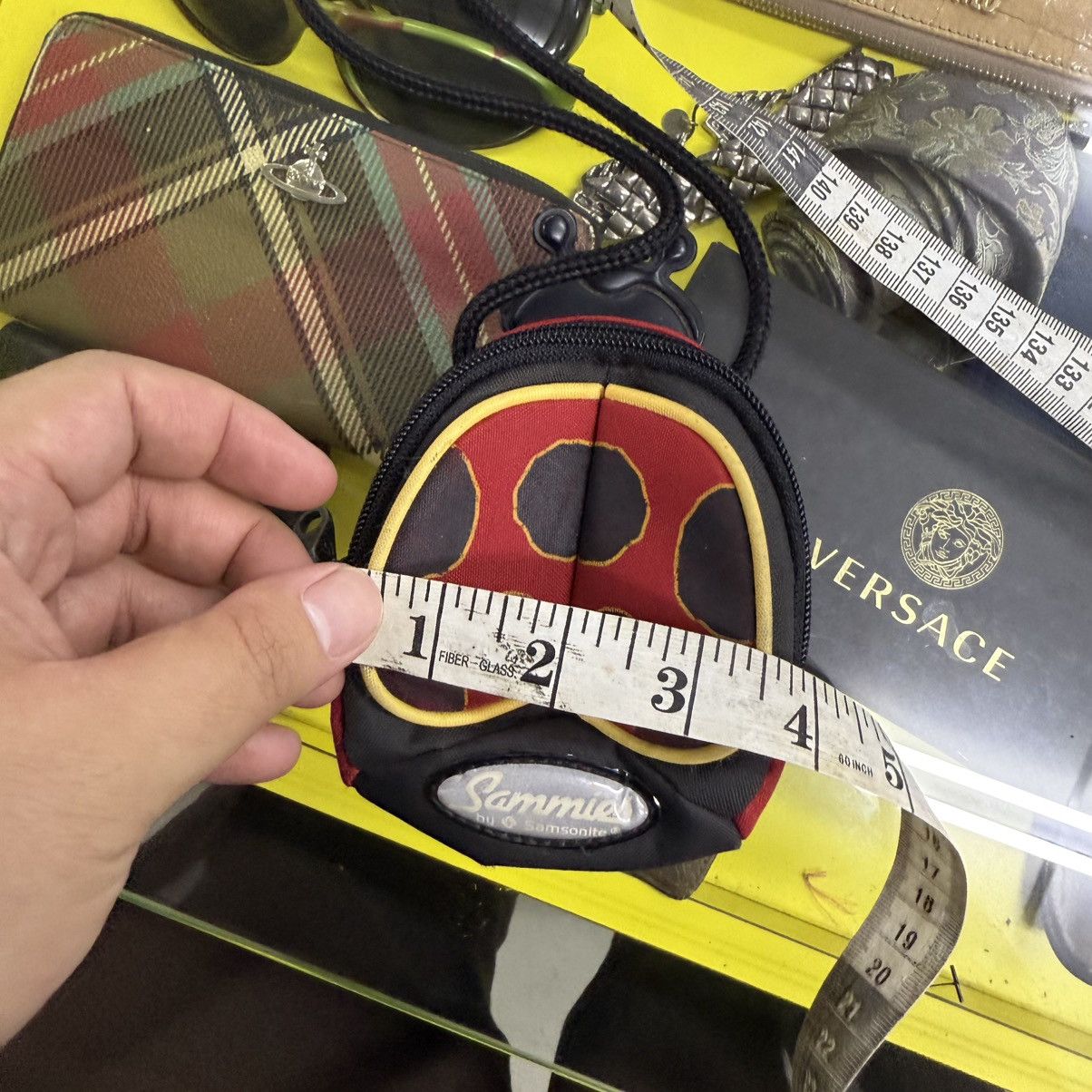 Japanese Brand Lady Bug Digital Camera Samsonite Neck Pouch Vivienne Style Size ONE SIZE - 7 Thumbnail