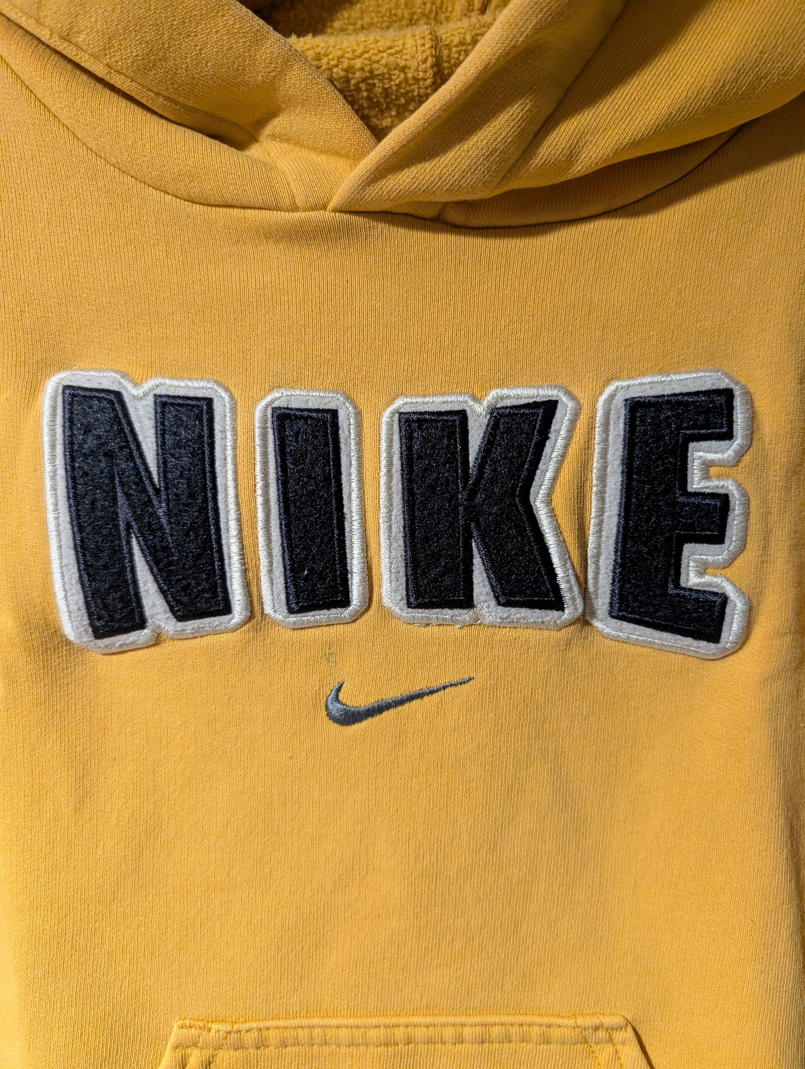 Nike VTG Nike Center Swoosh Hoodie Embroidered Kids M 10-12 Size US M / EU 48-50 / 2 - 2 Thumbnail