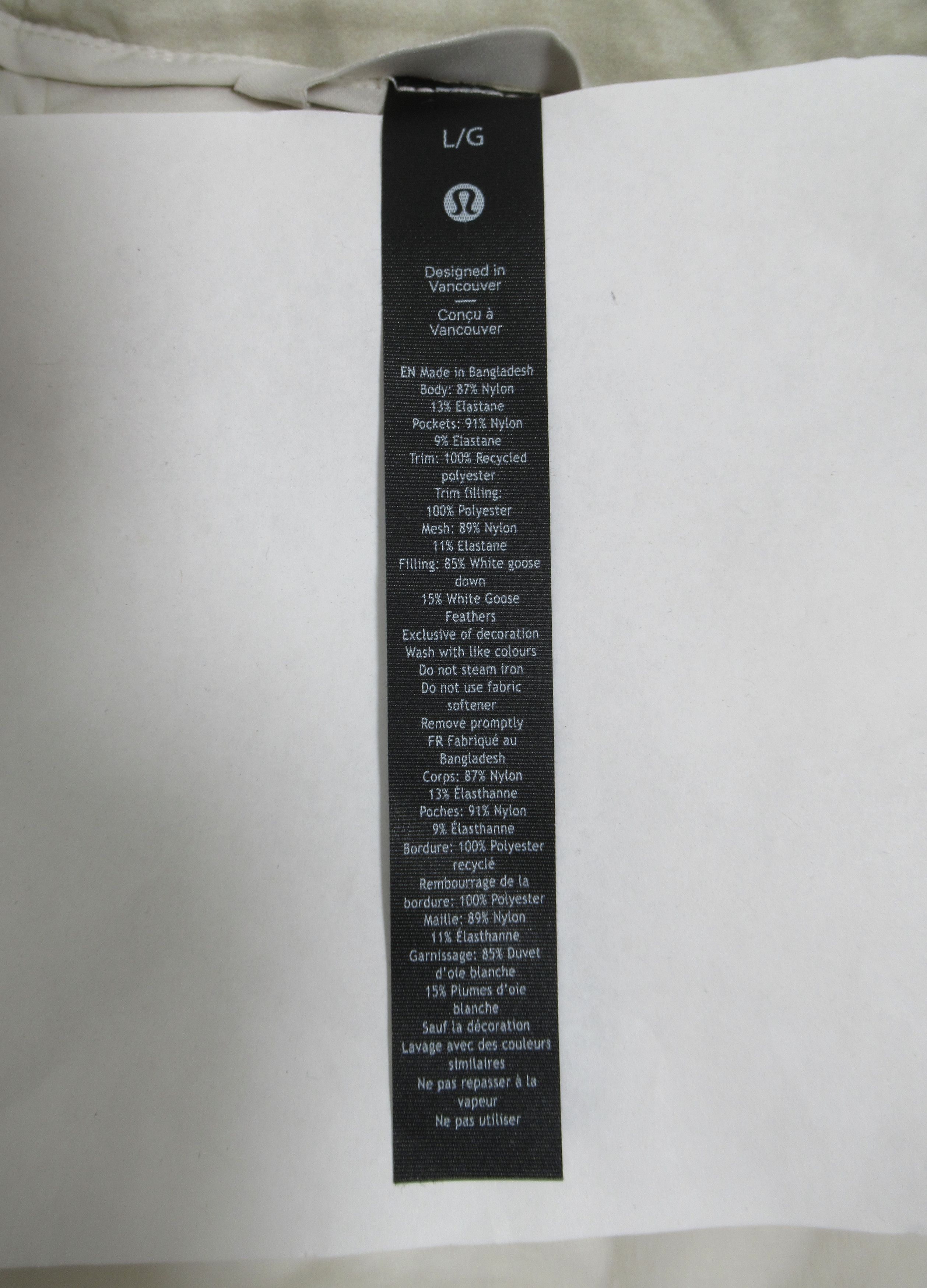 Lululemon Lululemon Navigation Stretch Down Jacket Mesosphere Size US L / EU 52-54 / 3 - 9 Thumbnail
