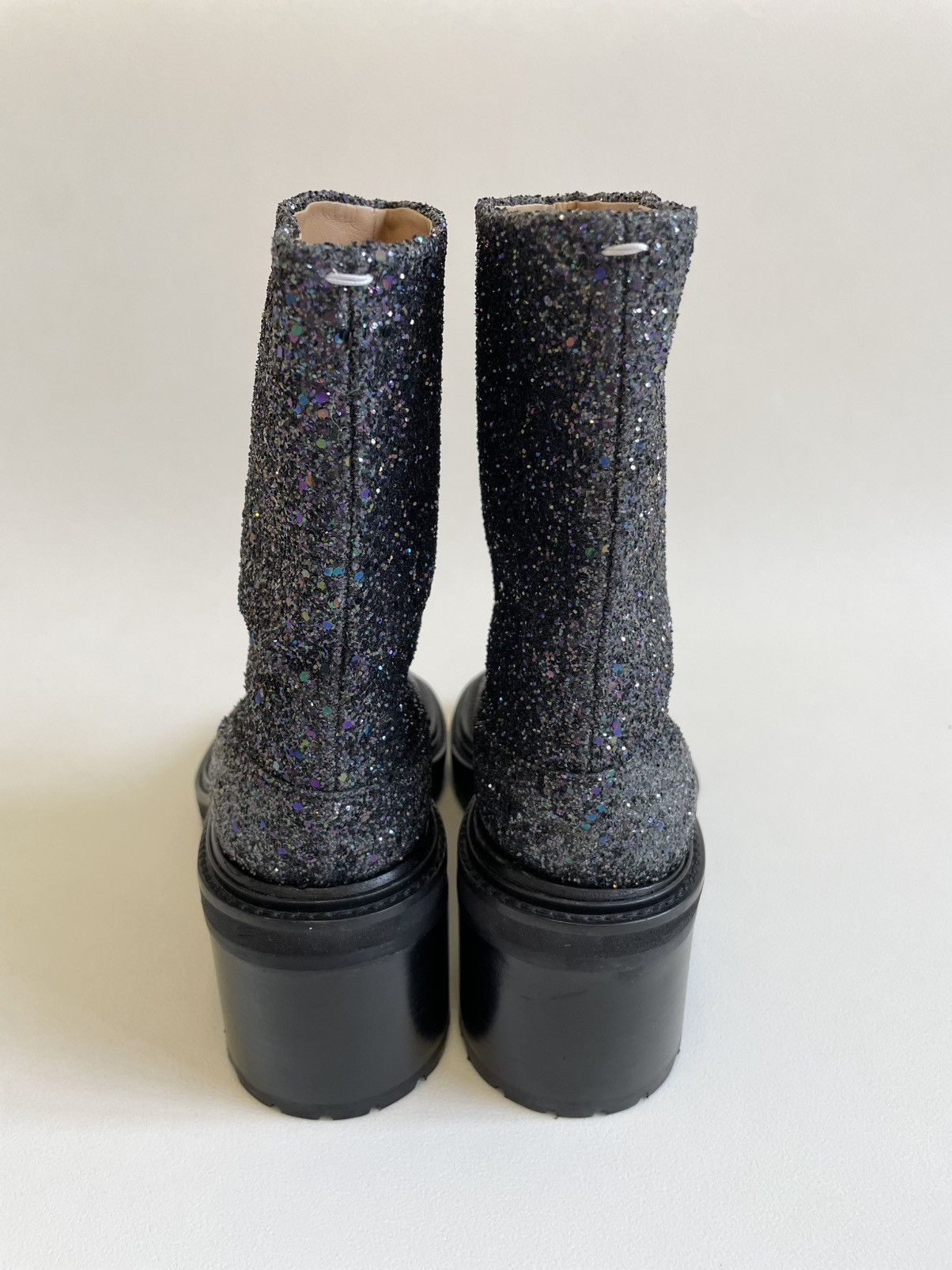 Maison Margiela A/W 19 High Heel Glitter Hunter Tabi Boots Size US 7 / IT 37 - 18 Thumbnail