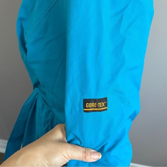 Vintage Vintage Blue Down Gore-Tex Duvet Midi Puffer Parka - Small Size S / US 4 / IT 40 - 5 Thumbnail