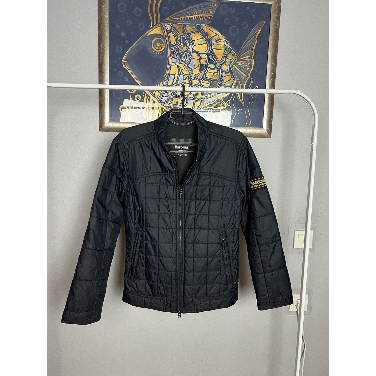 Barbour Barbour Burnout Quilt Men`s Black Quilted Jacket Size S Size US S / EU 44-46 / 1 - 6 Thumbnail