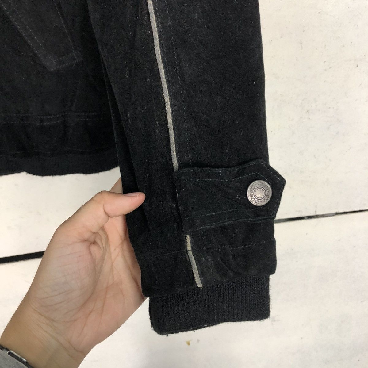 In The Attic 🔥RICH BLACK PUNK DESIGN BIKER JACKET BUTTON IN THE ATTIC Size US M / EU 48-50 / 2 - 18 Thumbnail