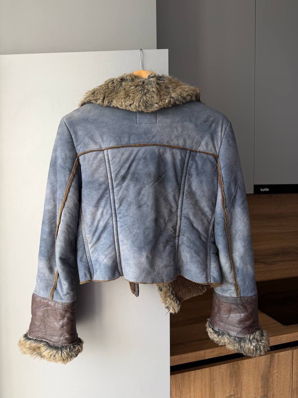 If Six Was Nine Miss Sixty Vintage Shearling Jacket Size S / US 4 / IT 40 - 10 Thumbnail