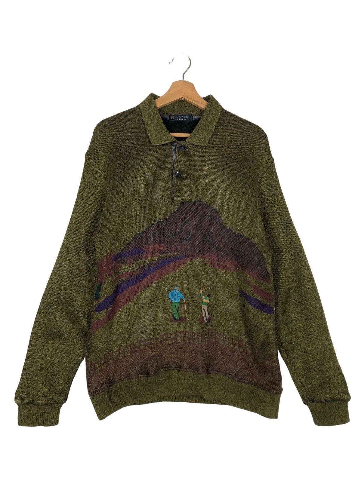 Hysteric Glamour 🔥90’s Vintage Collar Sweatshirt Big Logo Zealzip Japan Made Size US M / EU 48-50 / 2 - 1 Thumbnail