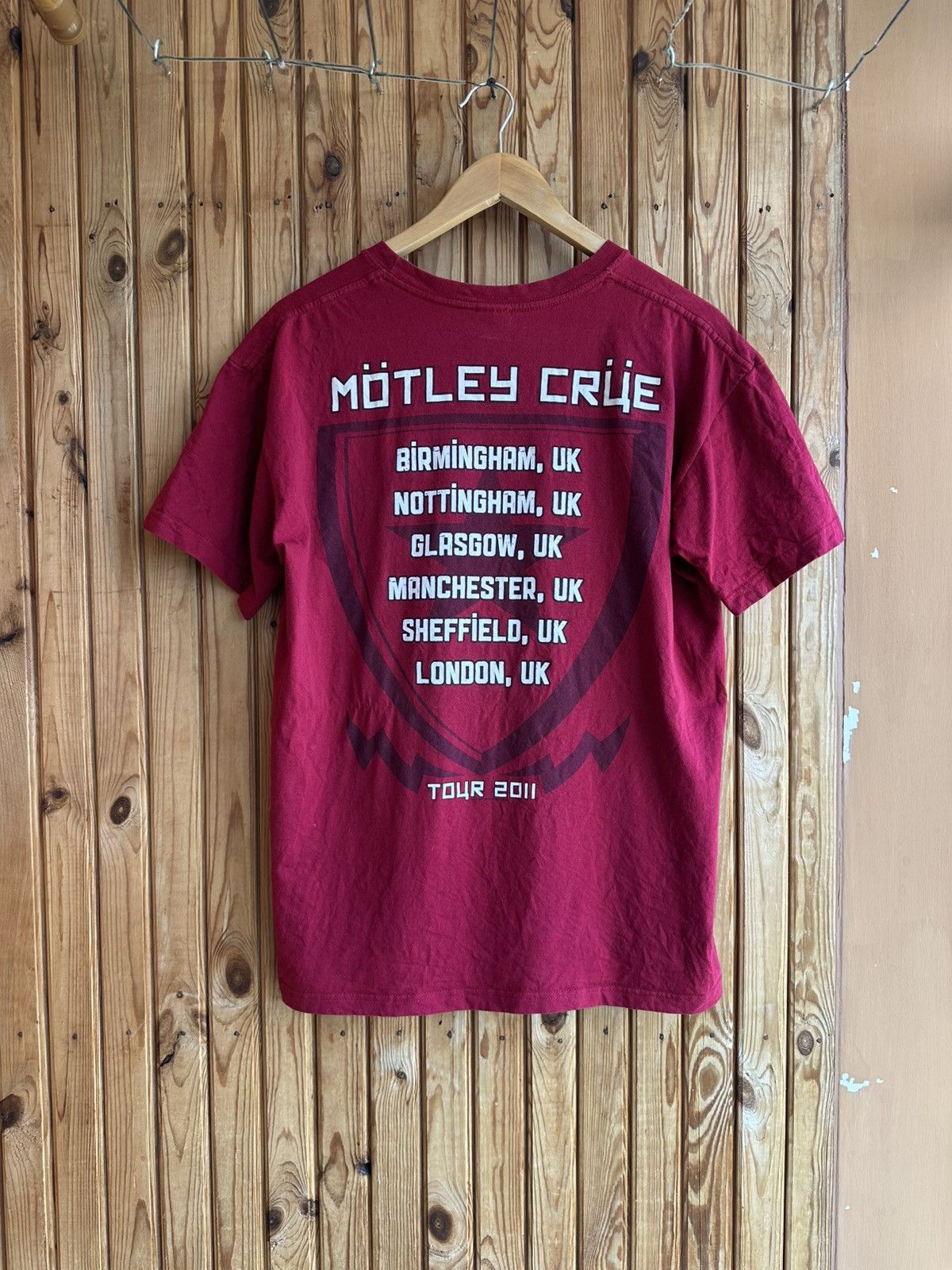 Band Tees 🔥 Motley Crue x Poison Tour 2011 Vintage Rock Band USA Shirt Size US L / EU 52-54 / 3 - 7 Thumbnail
