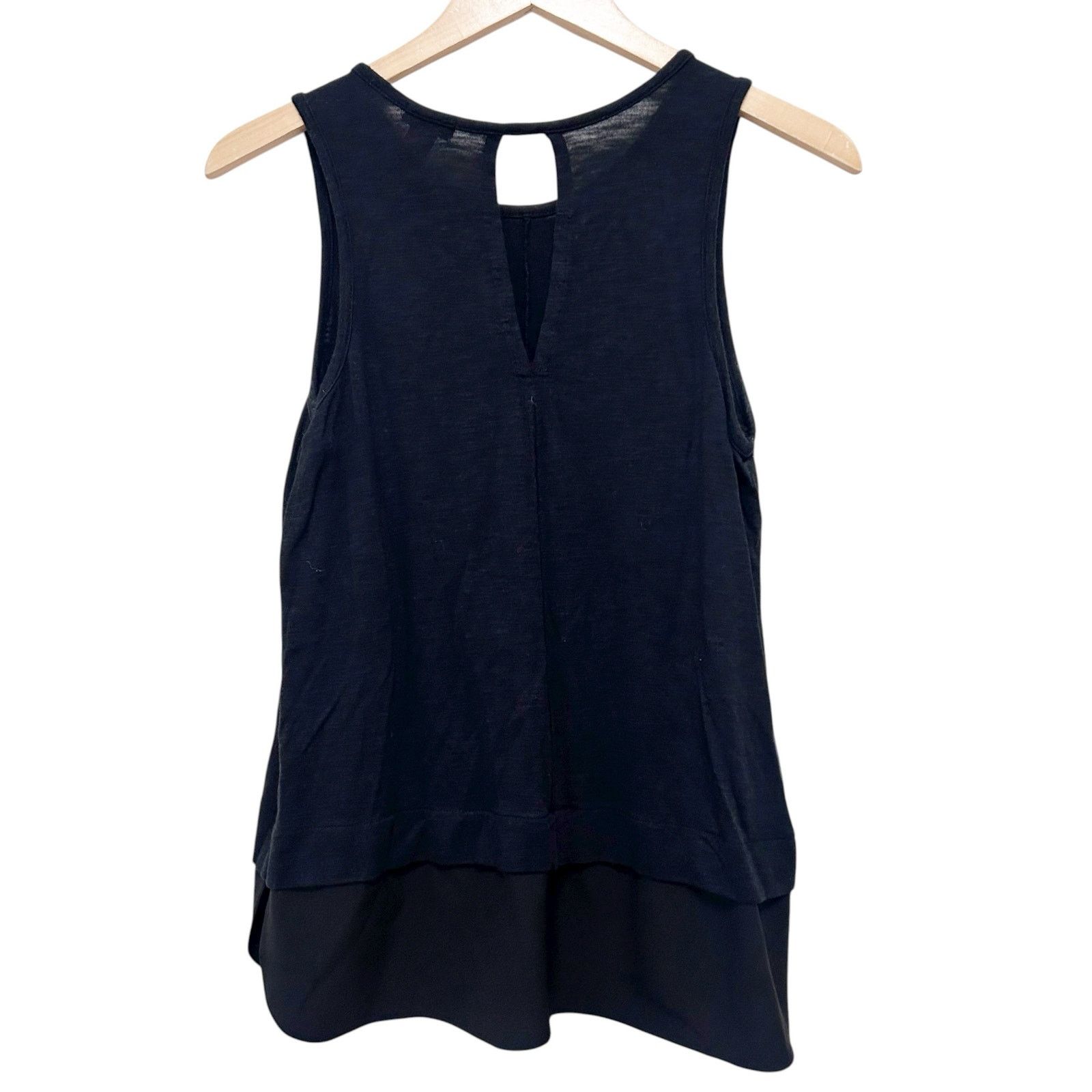 J.Crew J. Crew Black Layered Tank Top Sleeveless Blouse Sz S Size S / US 4 / IT 40 - 4 Thumbnail