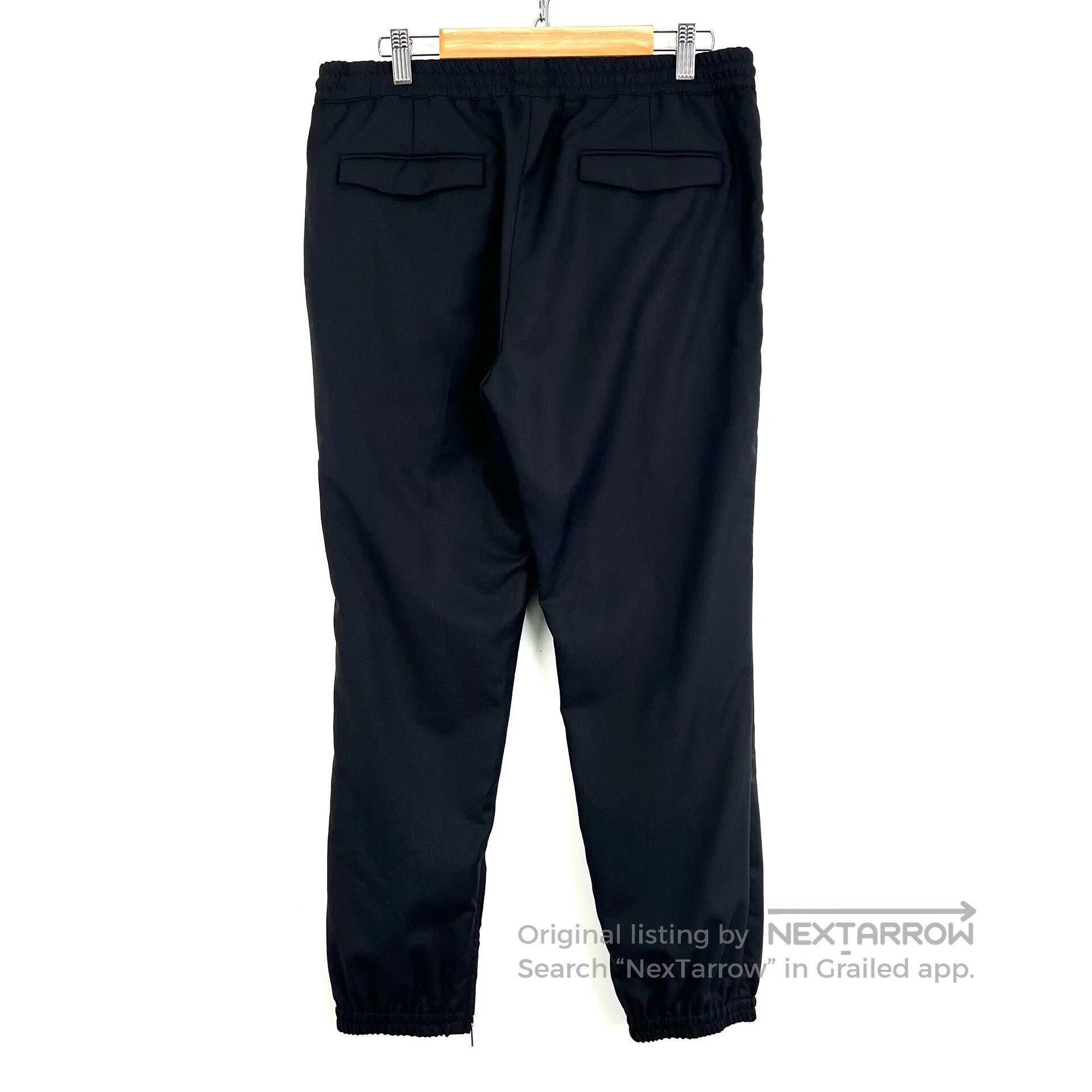 Dior Dior Black Drawstring Mid-Rise Knit Joggers. Size US 30 / EU 46 - 2 Thumbnail