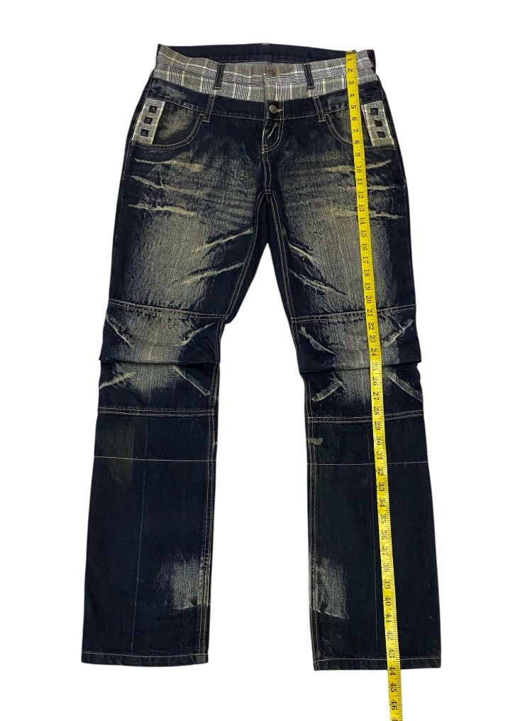 PPFM PPFM Double Waist Mud Wash Denim Pants Size US 32 / EU 48 - 17 Thumbnail