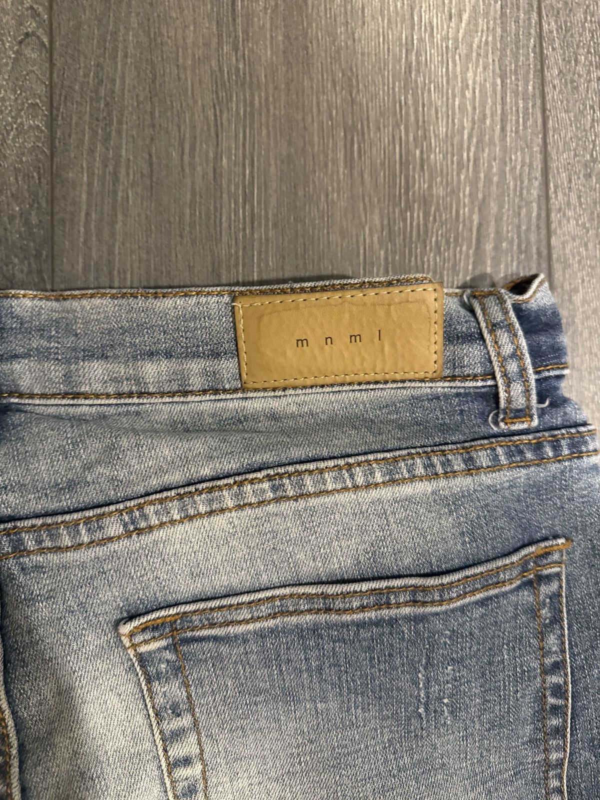MNML Biker denim jeans Size US 34 / EU 50 - 2 Thumbnail