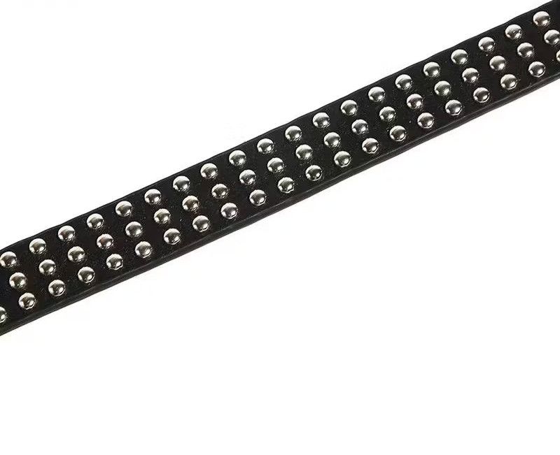 Japanese Brand Punk rockers streetwear black colour belt Size ONE SIZE - 5 Thumbnail
