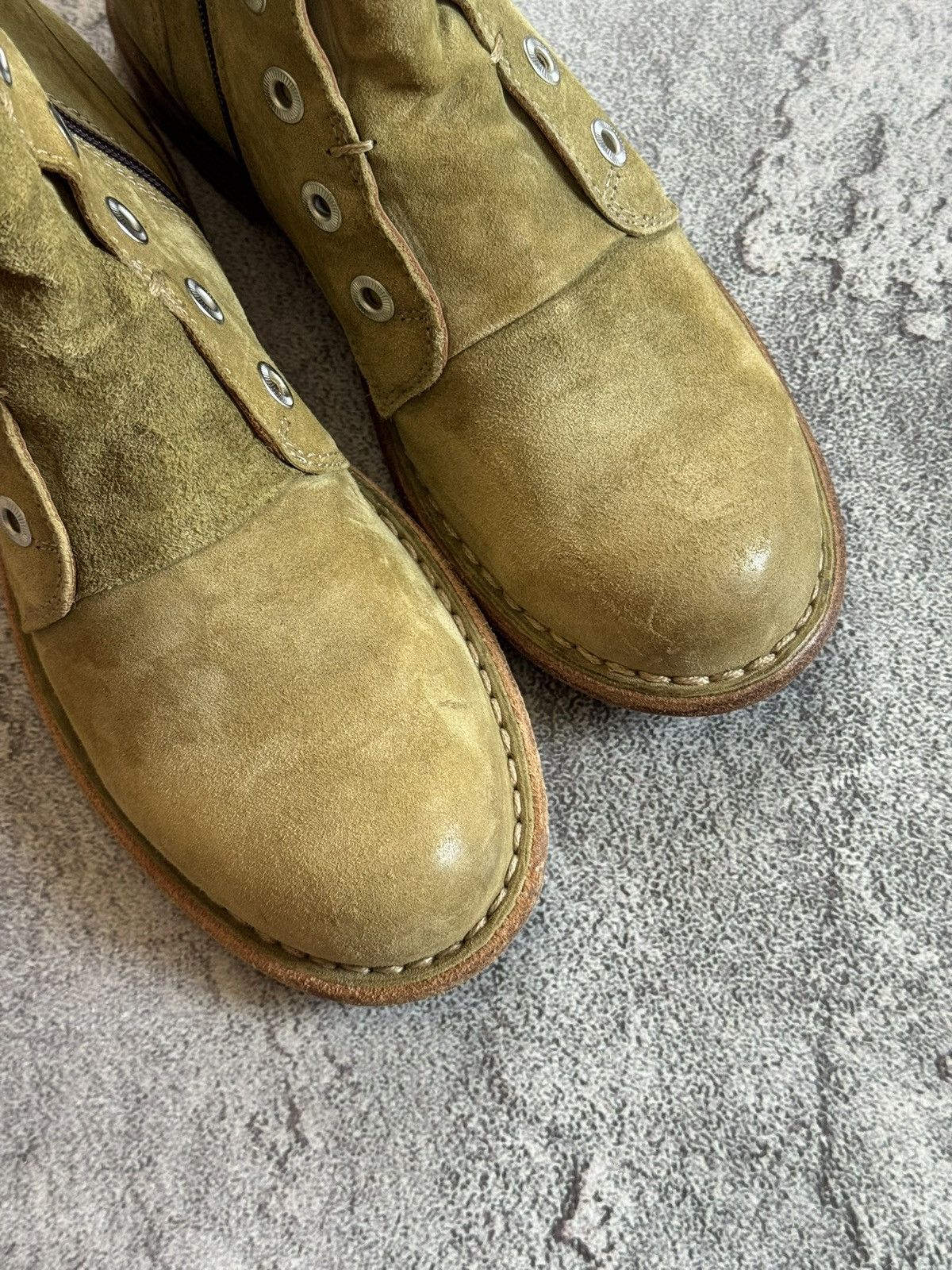 MoMA MOMA 35size suede avantgarde biker shoes ankle retro style Size US 5 / IT 35 - 16 Thumbnail