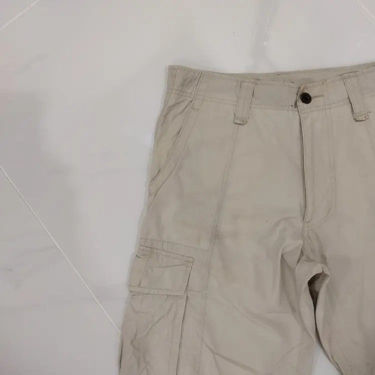 Japanese Brand × Uniqlo UNIQLO FANCY WHITE CARGO PANTS Size US 30 / EU 46 - 4 Thumbnail