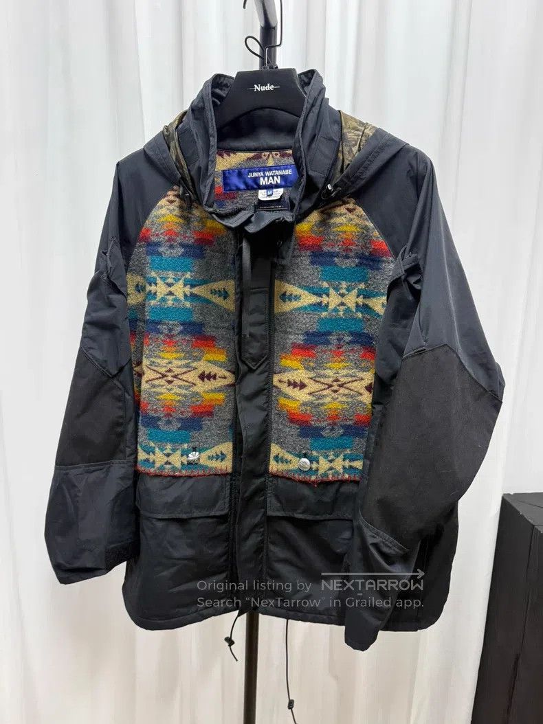 Junya Watanabe Junya Watanabe Ethnic-style silver-buttoned windbreaker ja Size US M / EU 48-50 / 2 - 1 Thumbnail