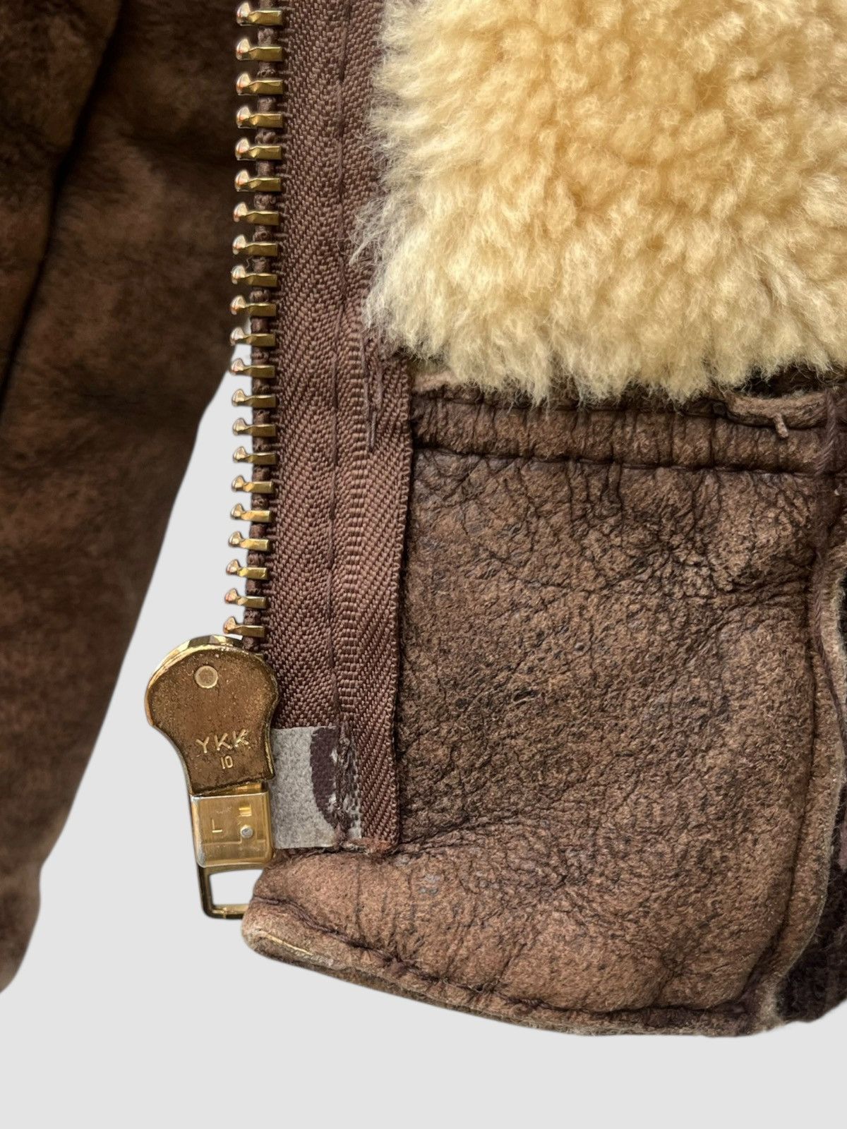 Schott Vintage Schott B-6 Sheepskin Flight Jacket Size US L / EU 52-54 / 3 - 11 Thumbnail