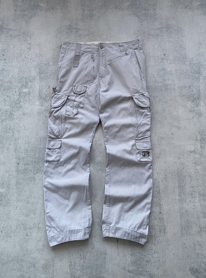 image of Diesel Multipocket Cargo Pants Vintage Y2K in Pale Blue, Men's (Size 32)