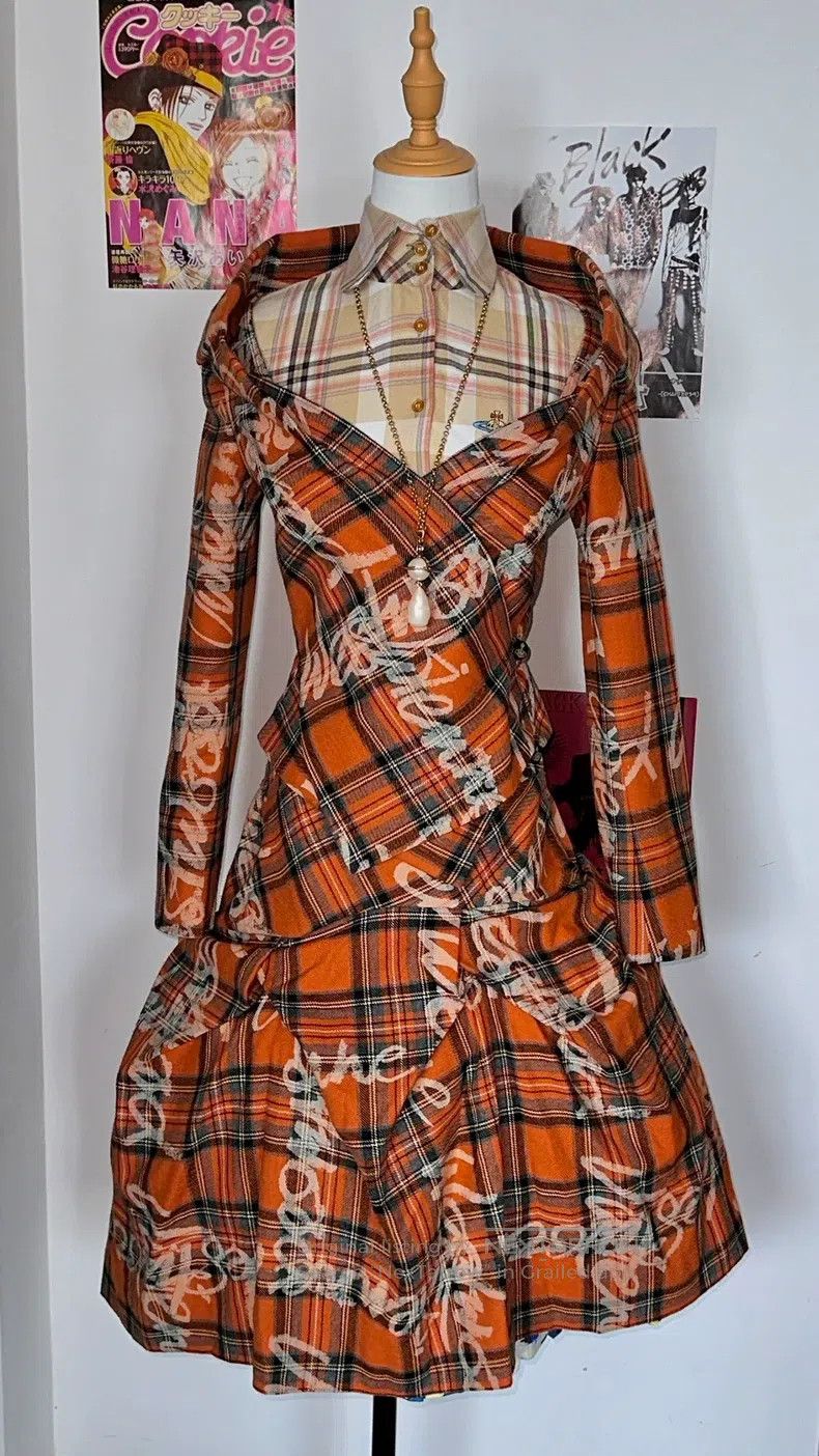 Vivienne Westwood Vivienne Westwood Orange graffiti suit Size XS / US 0-2 / IT 36-38 - 2 Thumbnail
