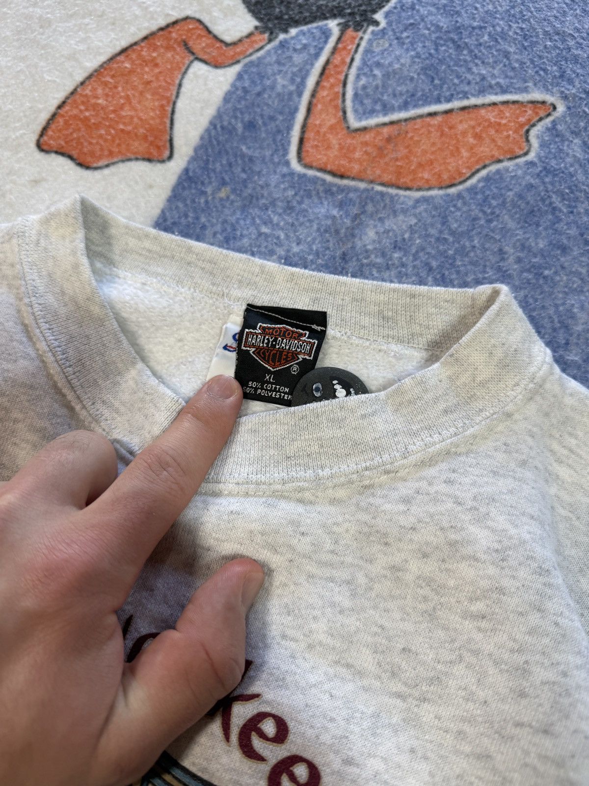 Harley Davidson Vintage Harley crewneck sweatshirt Size US XL / EU 56 / 4 - 5 Thumbnail