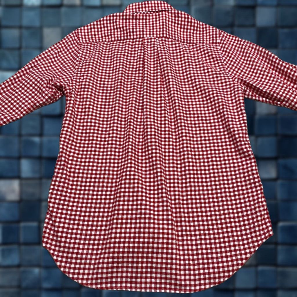 Vineyard Vines Vineyard Vines Mens Small Shirt Red Plaid Long Sleeve Button-Down Knit Slim Fit Size US S / EU 44-46 / 1 - 1 Thumbnail