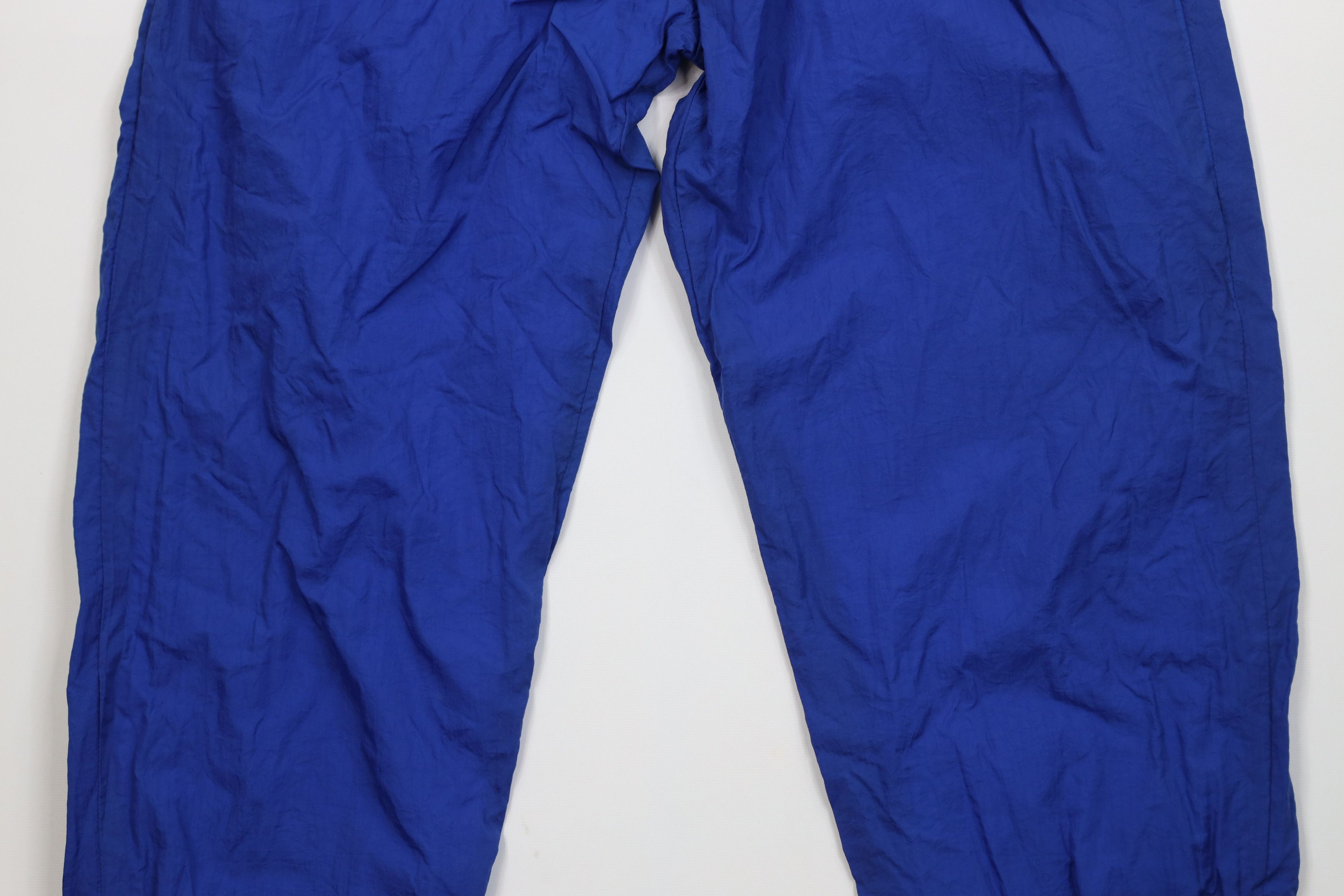 Vintage Vintage 90s Streetwear Lined Windbreaker Joggers Pants Blue Size US 34 / EU 50 - 3 Thumbnail