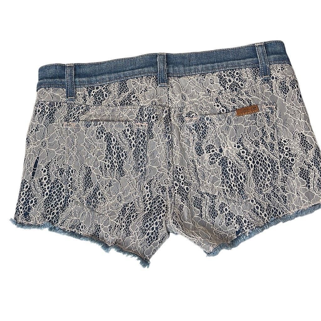 Joe's Joe’s Jeans Lace over Denim Shorts 25 Size 25" / US 0 / IT 36 - 8 Thumbnail