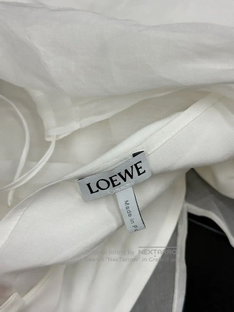Loewe Loewe White lace blouse Size XXS / US 00 / IT 34 - 5 Thumbnail