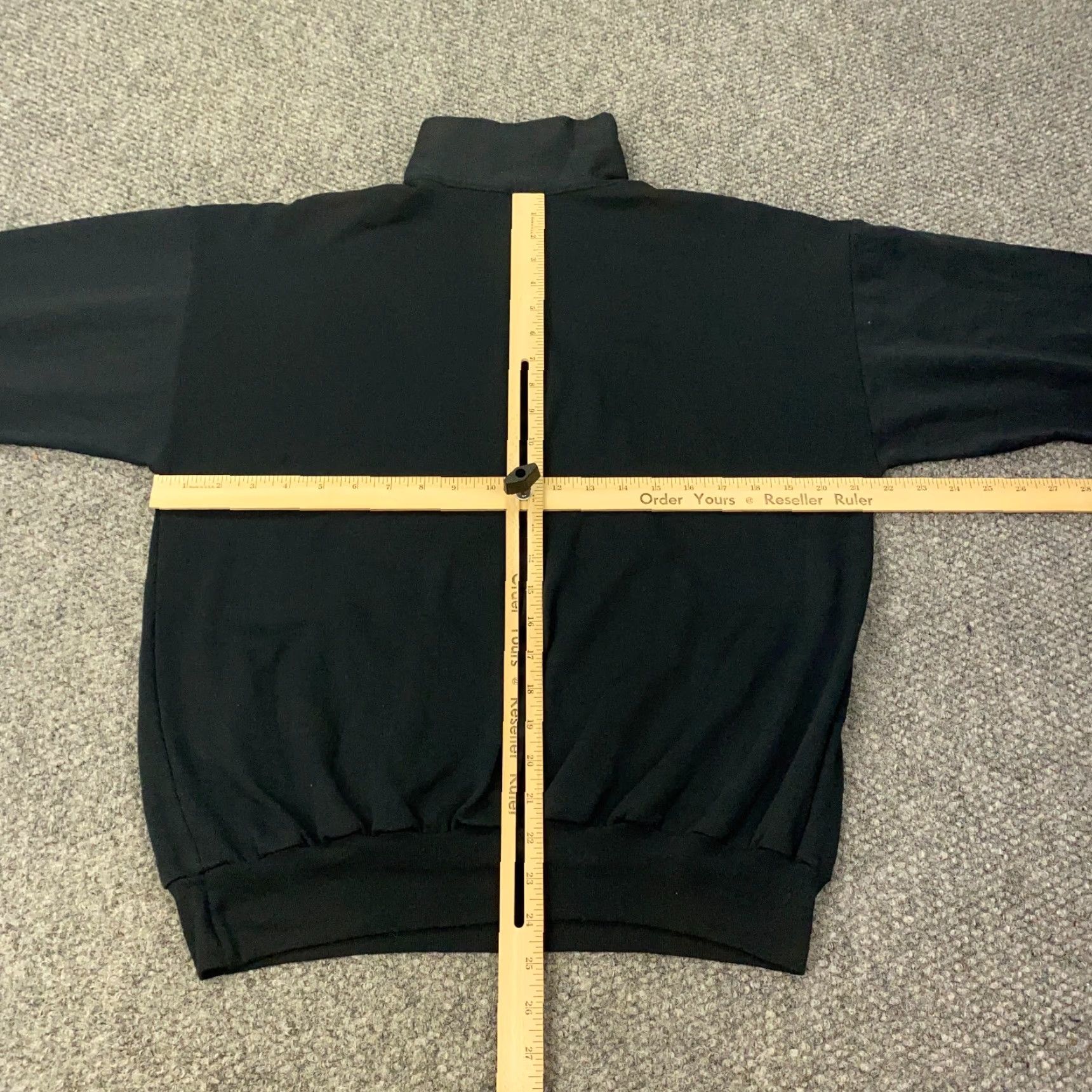 Vintage DNS Canada Banff Mens Shirt M Black Long Sleeve Mock Neck 1/4 Zip Jersey Cotton Polyester Fall Spring Summer Winter Mens Size US M / EU 48-50 / 2 - 5 Thumbnail