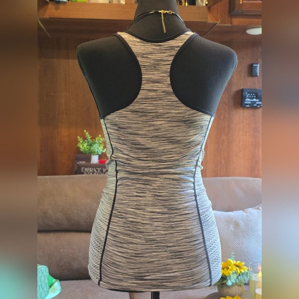 READYMADE Women's Black And White Sleeveless Workout Top Size S / US 4 / IT 40 - 3 Thumbnail