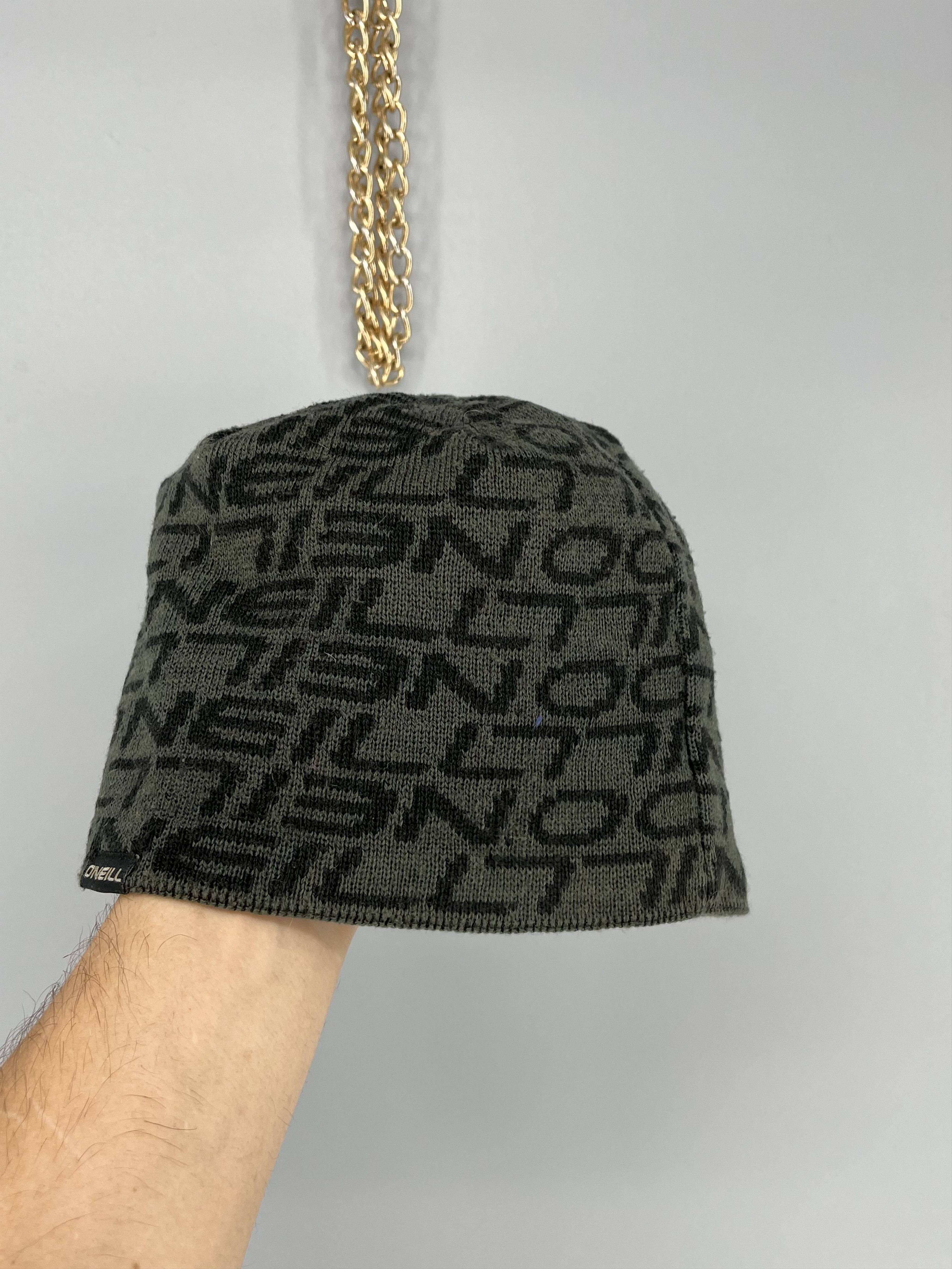 O'Neill Vintage 90s Oneill Monogram Logo No Cuff Beanie Hat Size ONE SIZE - 3 Thumbnail