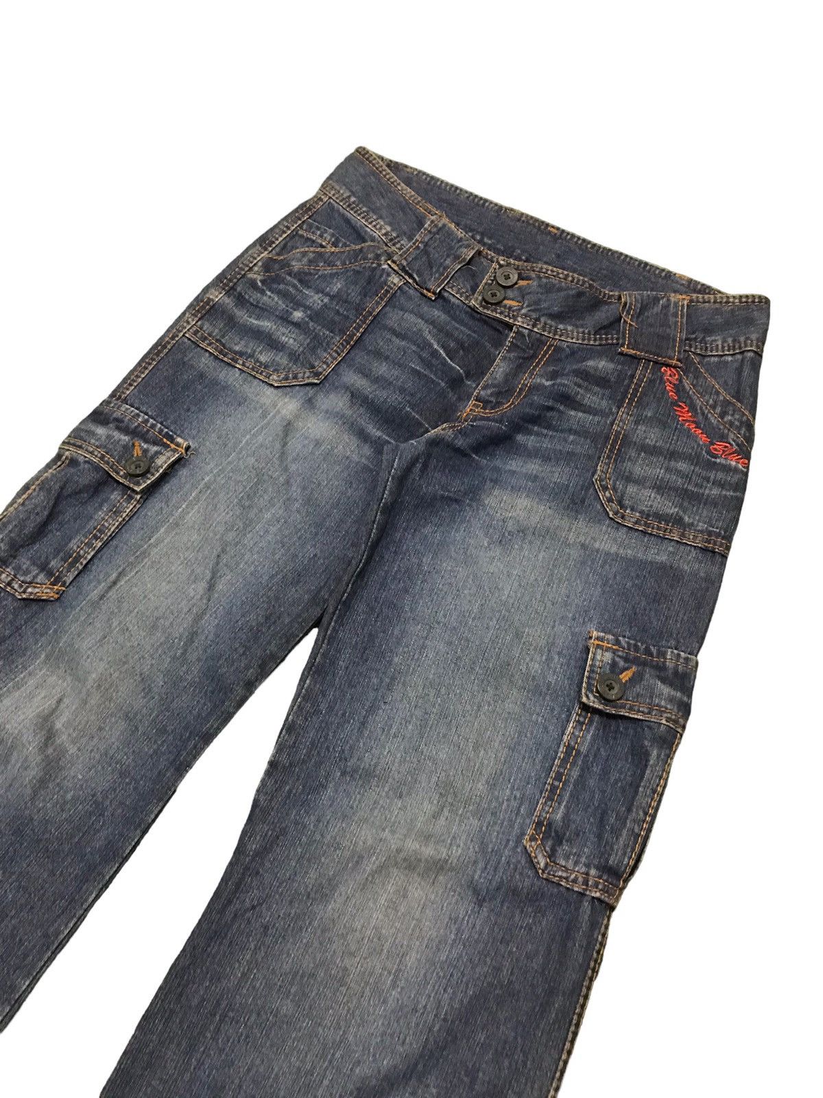 Hysteric Glamour FLARED‼️‼️ Blue Moon Blue Multipocket Denim Jeans Size US 31 - 4 Thumbnail
