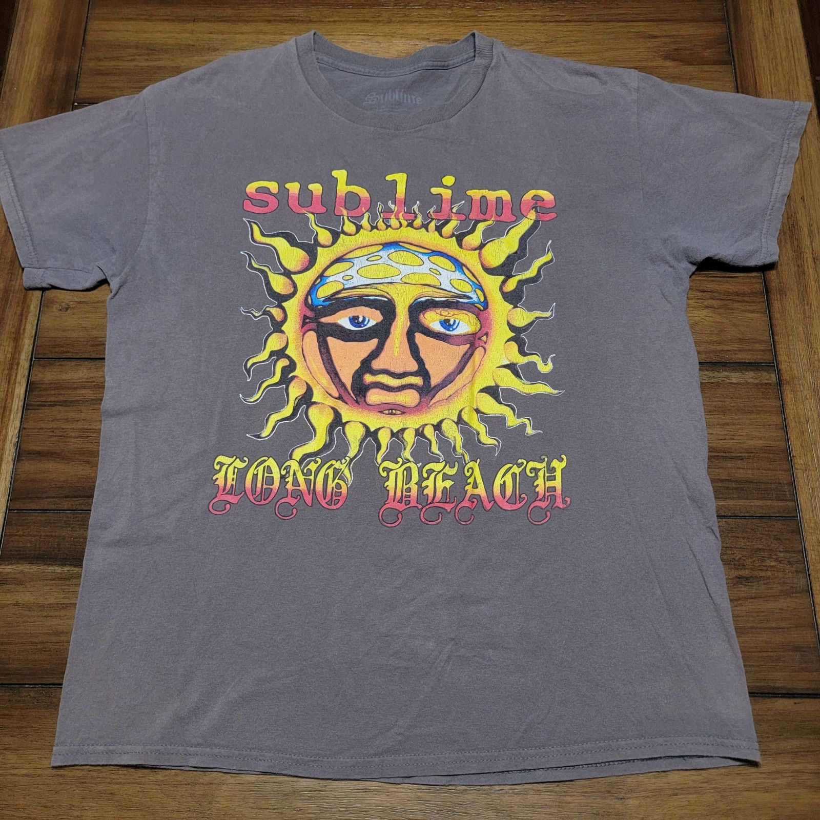 Sublime Sublime Dark Grey Unisex Tee "Long Beach" - Size Large Size US L / EU 52-54 / 3 - 1 Thumbnail