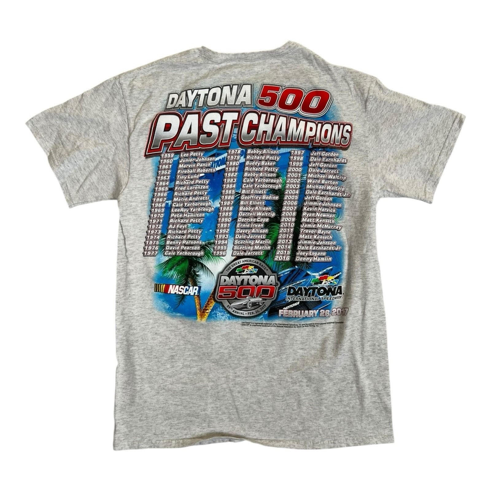NASCAR NASCAR Daytona 500 T-Shirt Size Medium 2017 Double Sided Size US M / EU 48-50 / 2 - 3 Thumbnail