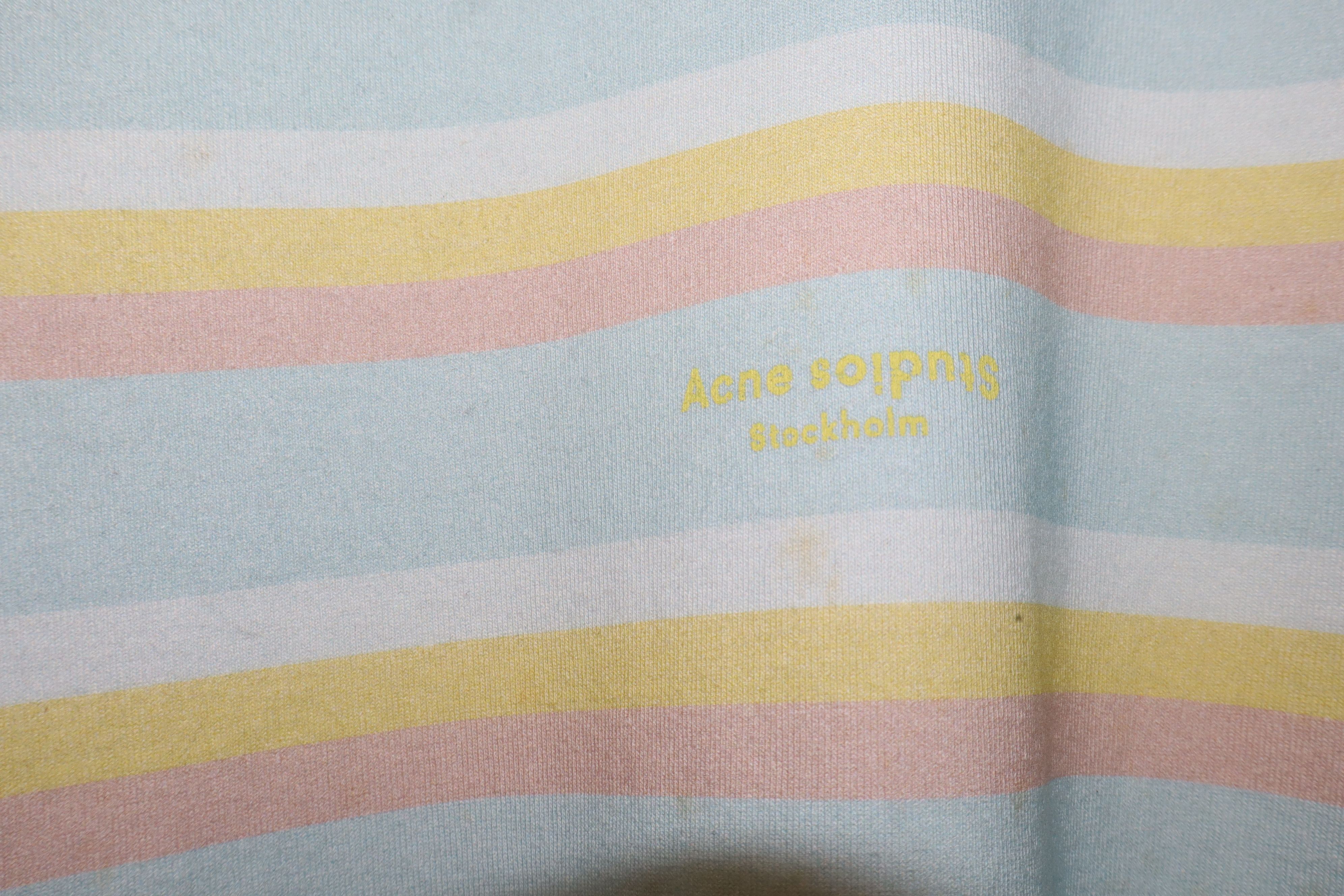 Acne Studios Acne studios logo striped t-shirt Size US S / EU 44-46 / 1 - 3 Thumbnail