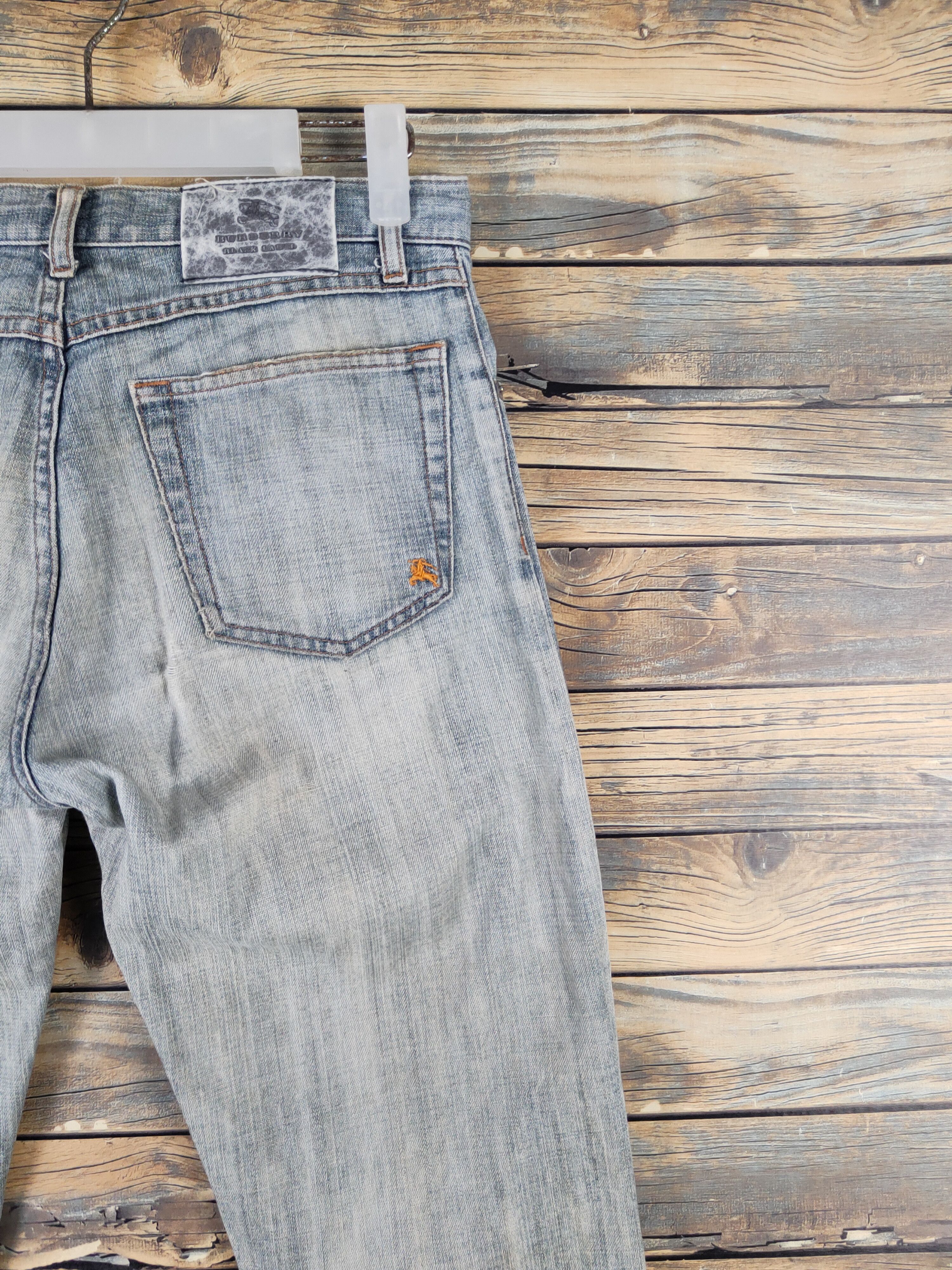 Burberry Burberry Blue Faded Distressed Ripped denim Jeans #W2062 Size US 29 - 11 Thumbnail