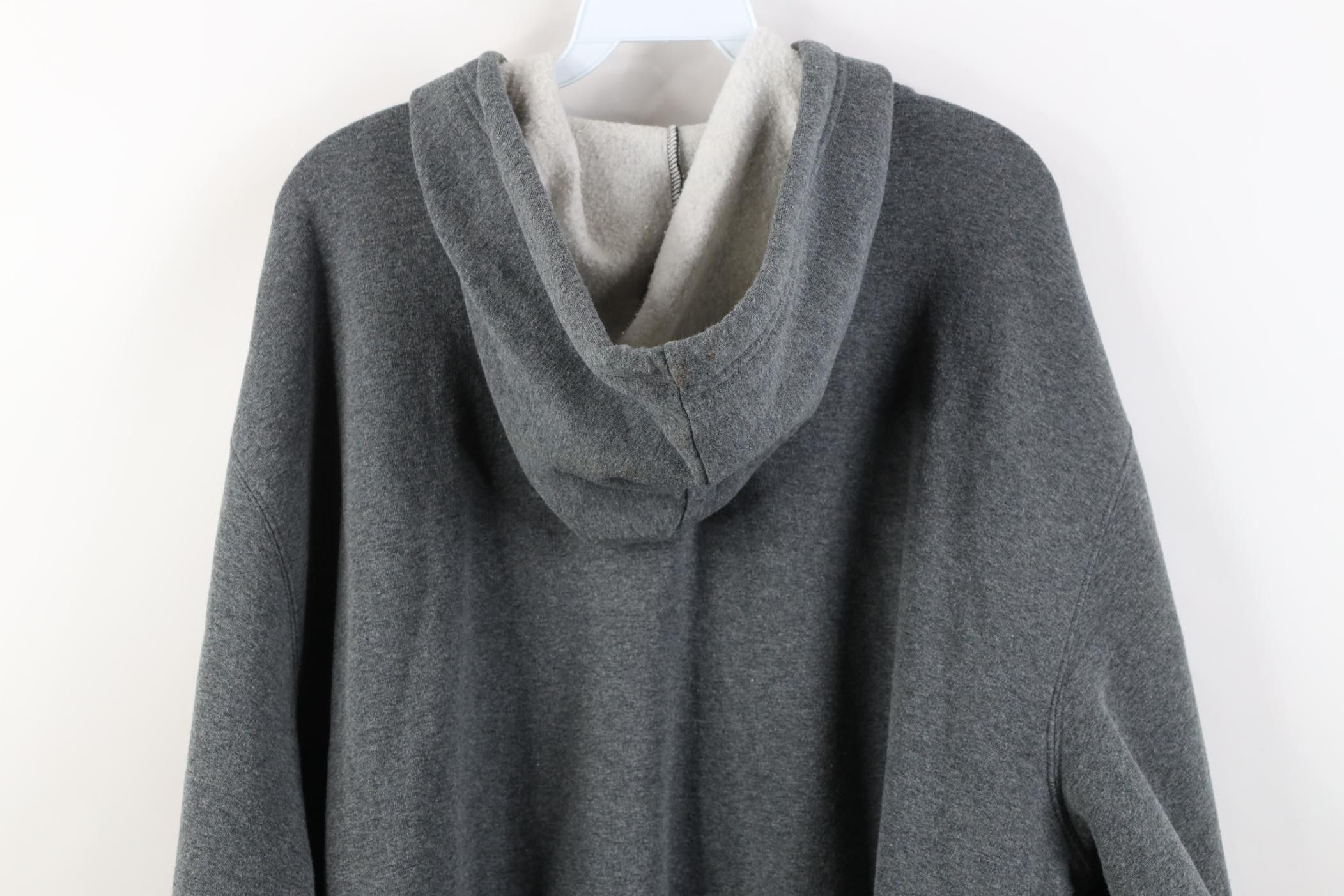 Timberland Vintage Y2K Timberland Heavyweight Hoodie Sweatshirt Gray Size US XXL / EU 58 / 5 - 11 Thumbnail