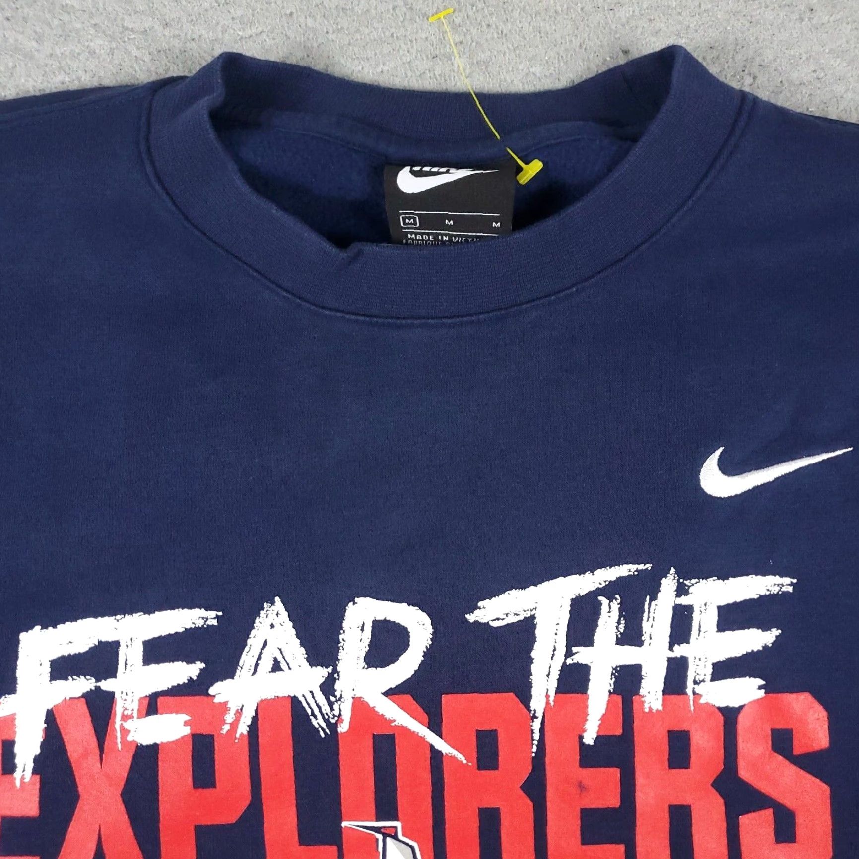 Nike Nike Sweater Medium Blue Pullover Casual Long Sleeve Crew Neck Mens Size US M / EU 48-50 / 2 - 3 Thumbnail