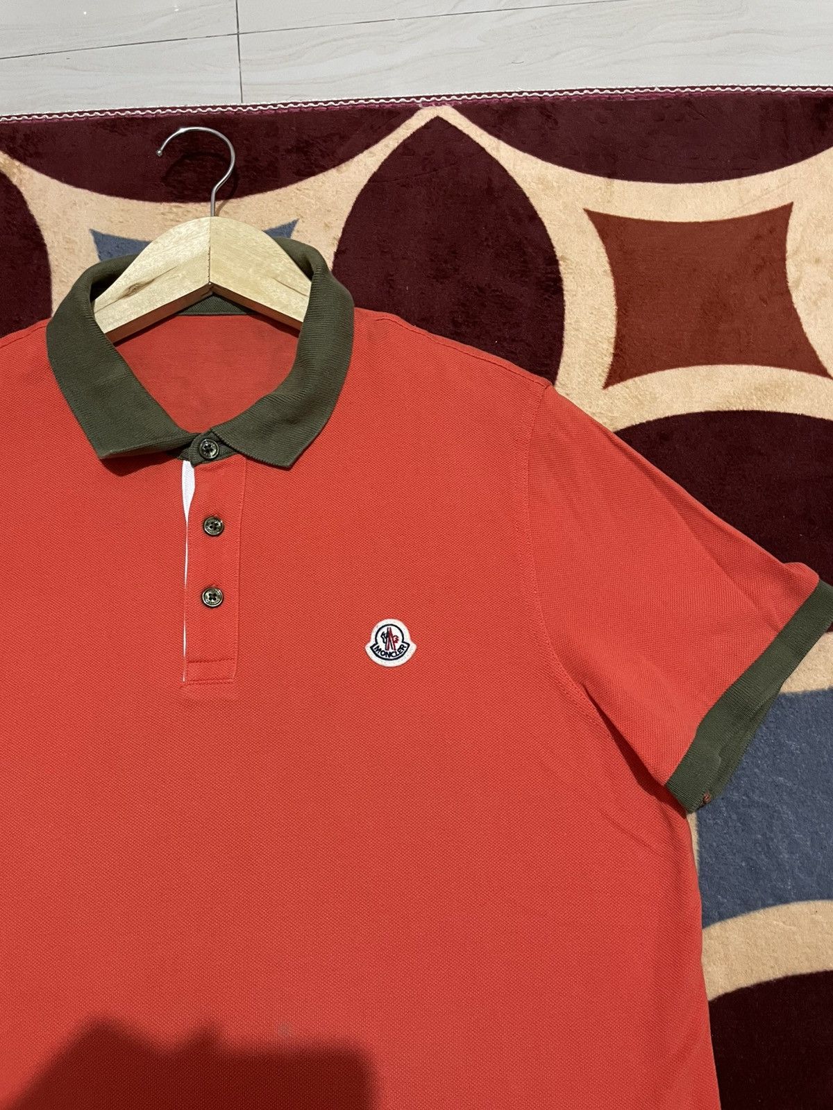 Moncler Moncler poloshirt Size US M / EU 48-50 / 2 - 2 Thumbnail