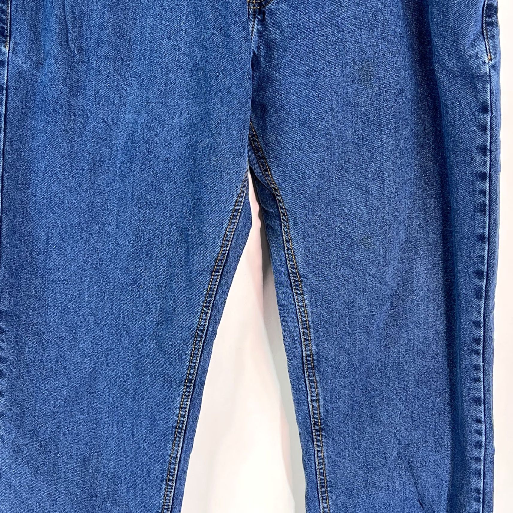 Vintage Field N' Forest Mens High Rise Lined Straight Leg Blue Denim Jeans Size 36X34 Size US 36 / EU 52 - 3 Thumbnail