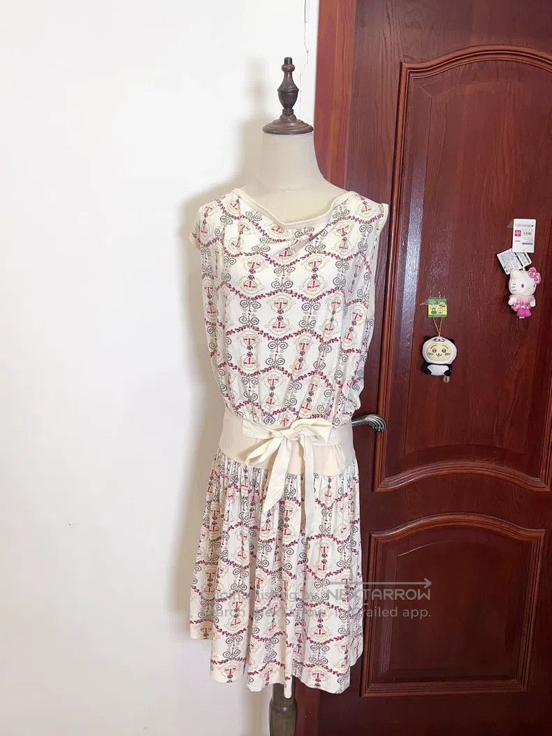 Vivienne Westwood Vivienne Westwood Vintage White Floral Dress Size L / US 10 / IT 46 - 1 Thumbnail