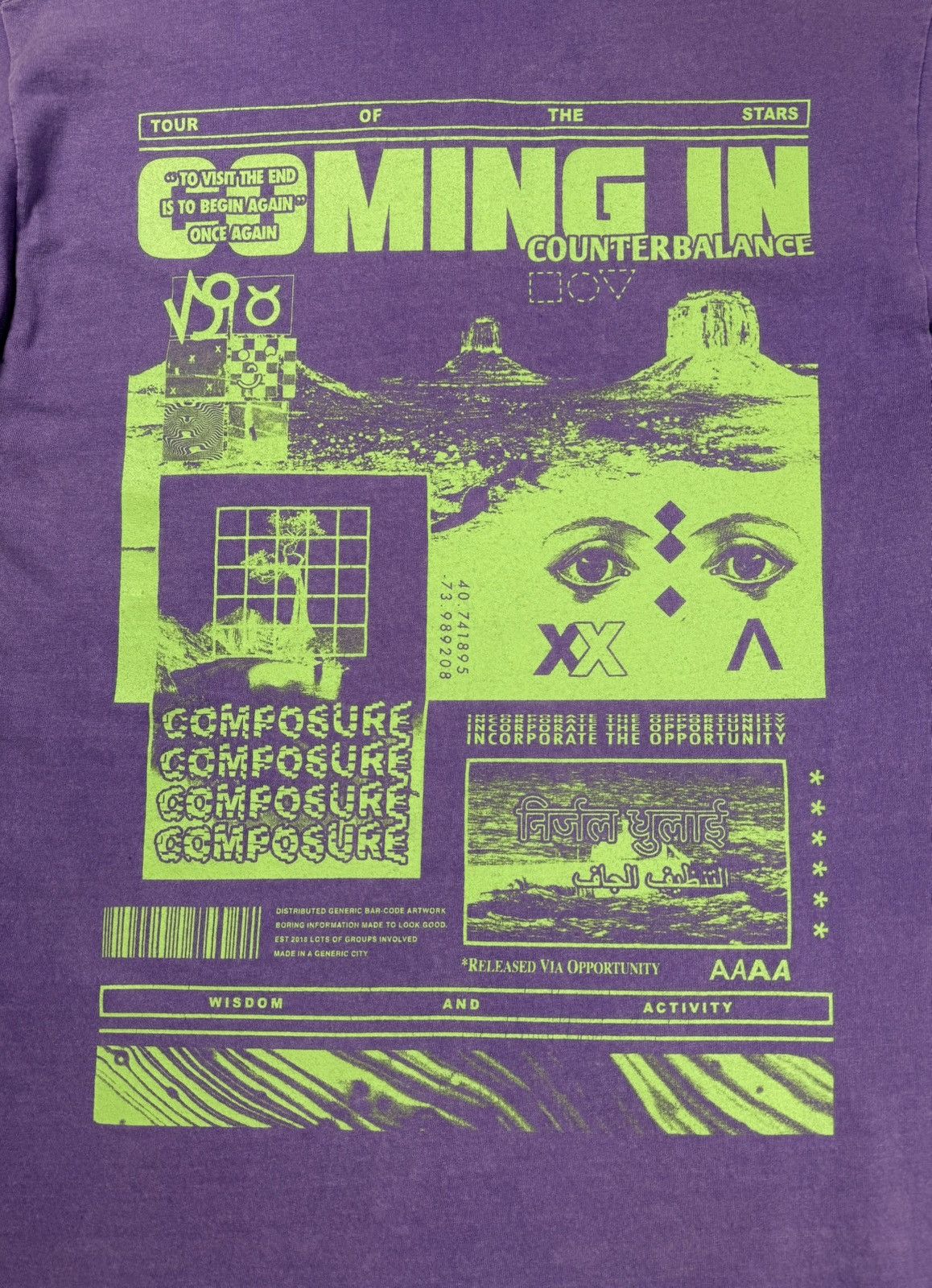 Urban Outfitters Counterbalance Crazy Y2K T-Shirt Tee Size M Size US M / EU 48-50 / 2 - 2 Thumbnail