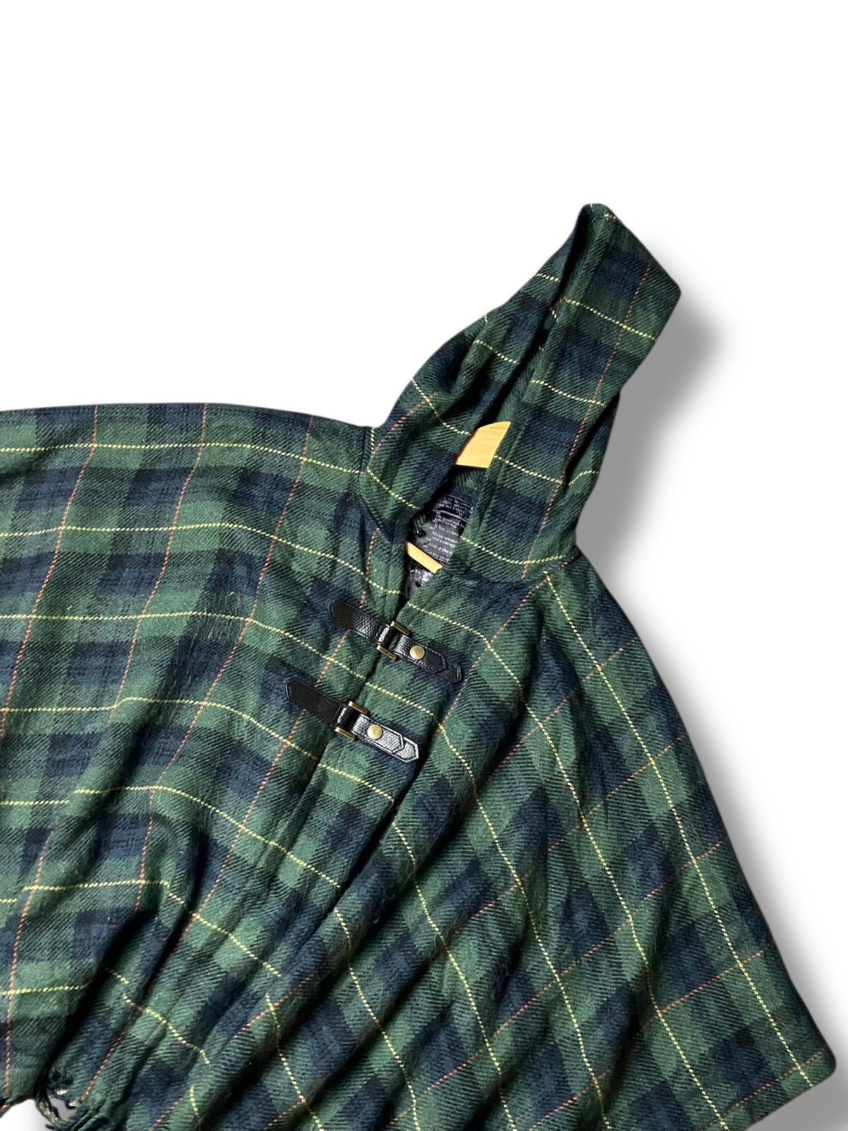 Japanese Brand × Vintage Fantasy University Japanese Brand Checkered Ponchos (121) Size US XXL / EU 58 / 5 - 5 Thumbnail
