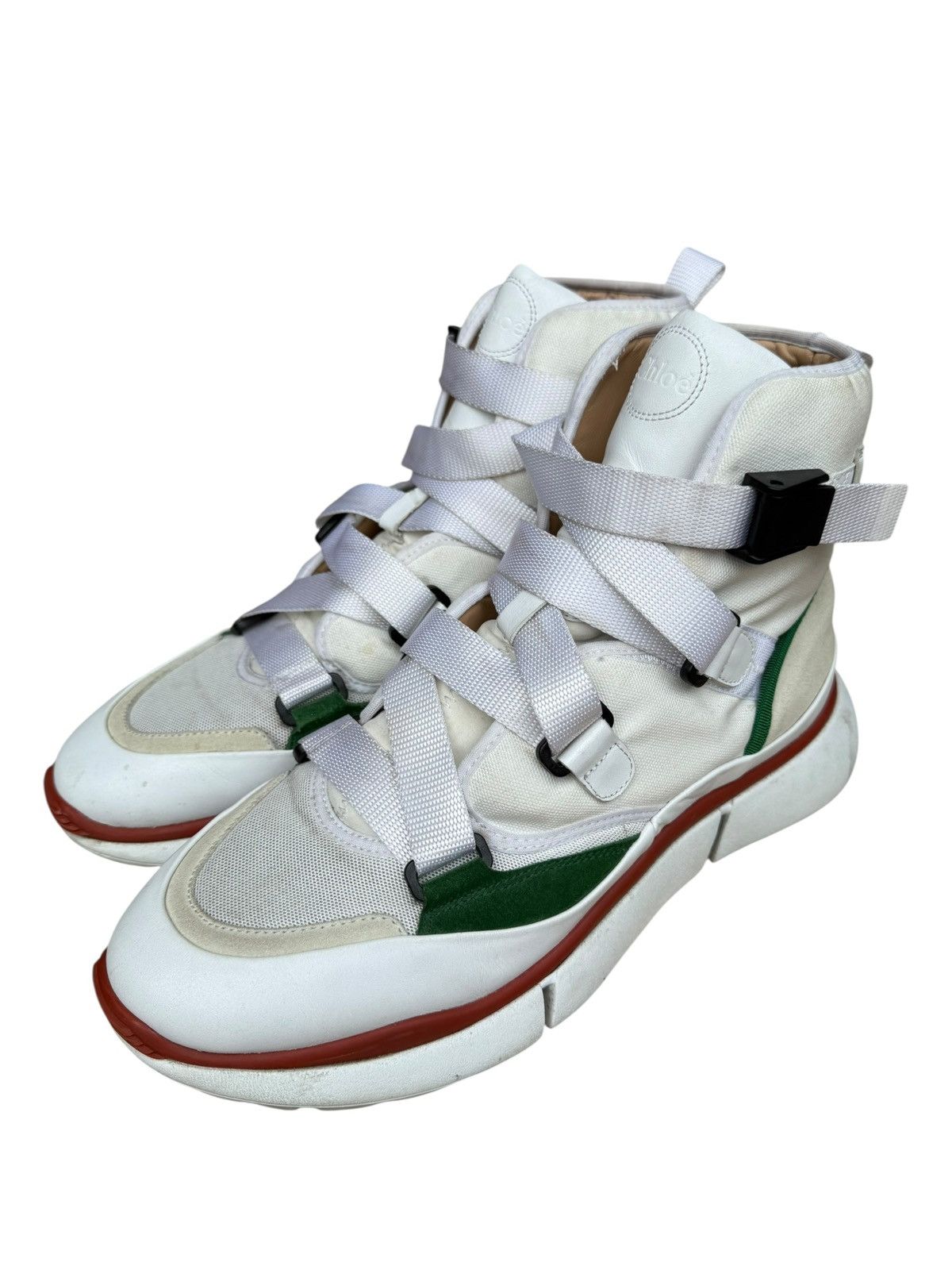 Other Chloe mens hightop strap sneakers Size US 12 / EU 45 - 2 Thumbnail