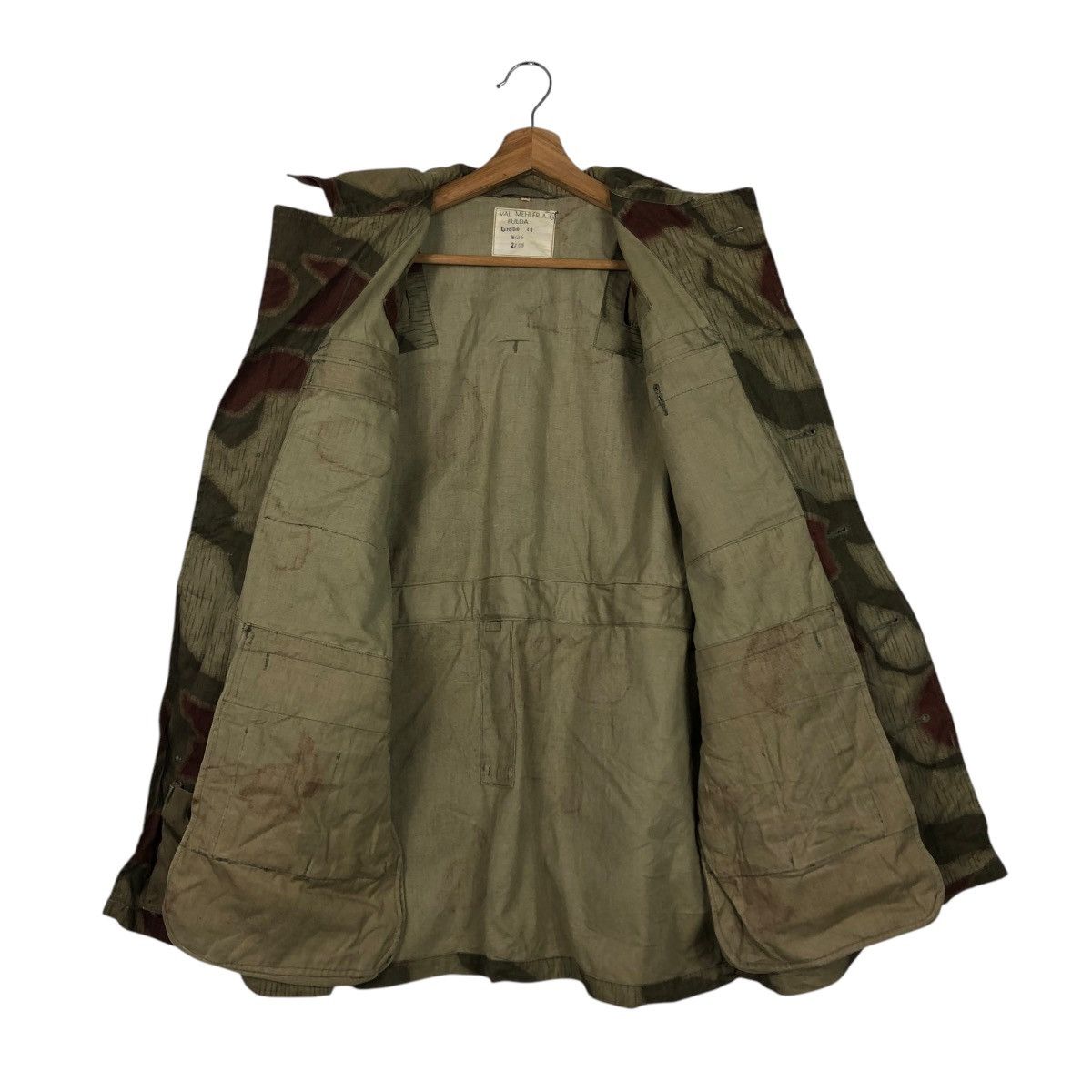 Vintage 🔥VTG 60’s GERMANY BGS SUMPFMUSTER CAMOUFLAGE PATTERN JACKET Size US M / EU 48-50 / 2 - 15 Thumbnail