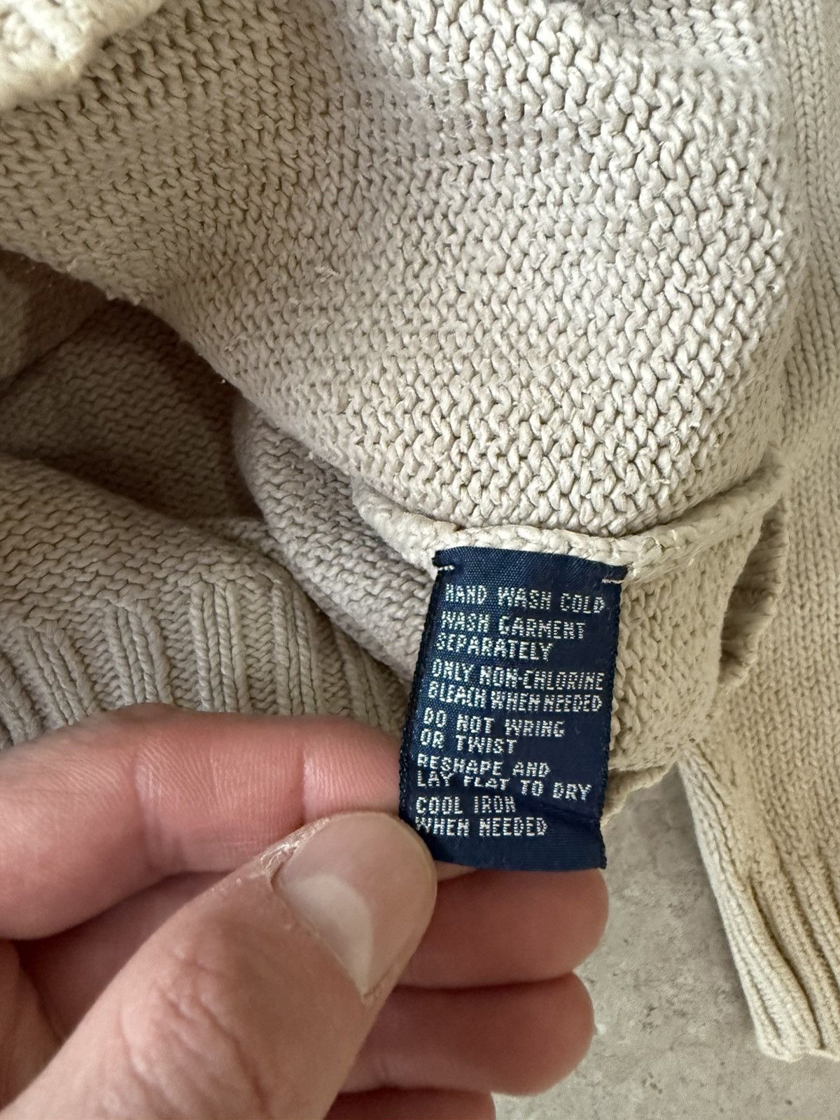 Polo Ralph Lauren Vintage Polo Ralph Lauren Knit Pima Cotton Sweater Size US XL / EU 56 / 4 - 5 Thumbnail